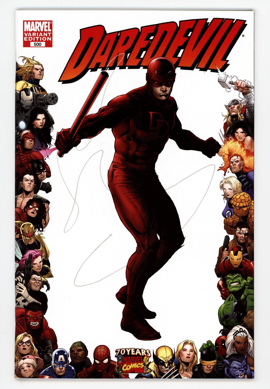 Daredevil #500/B NM 9.4 2009 Patrick Zircher Variant Cover Daredevil #500/B NM 9.4 2009 Patrick Zircher Variant Cover