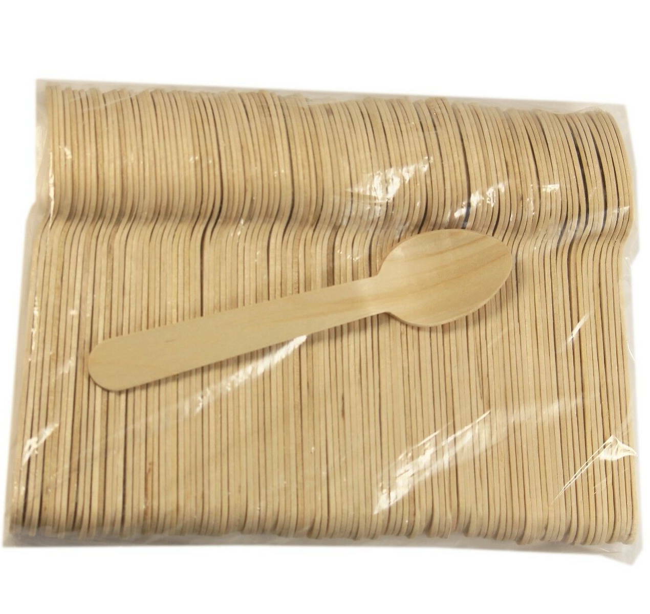 100-Pcs Lot Disposable Wooden Spoon Taster Spoons Ice Cream Tasting Sample Spoon 100-Pcs Lot Disposable Wooden Spoon Taster Spoons Ice Cream Tasting Sample Spoon