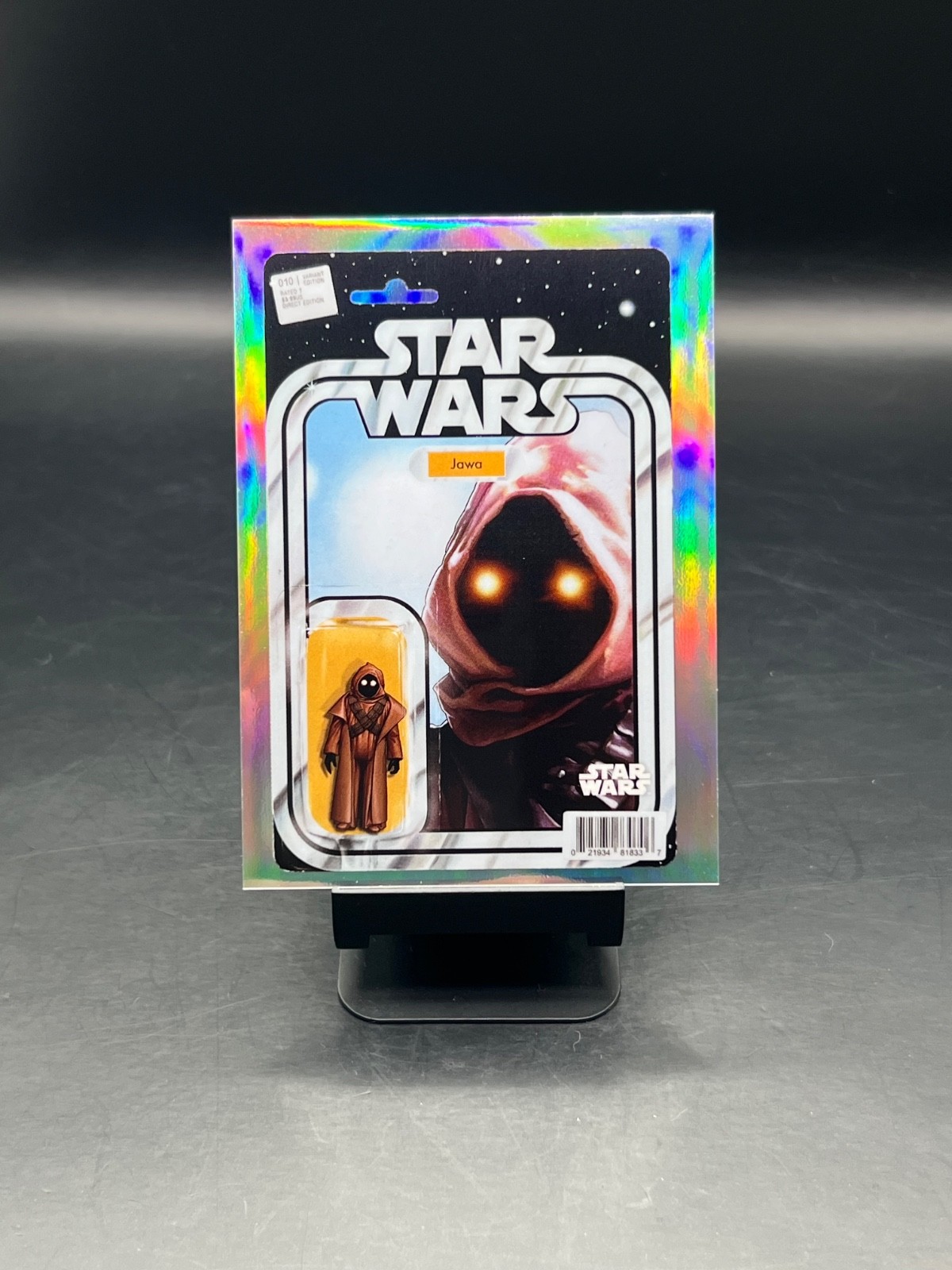 Jawa 2026 Topps Chrome Star Wars #VC-19 Comicfractor SSP Case Hit Vinyl Cape JTC Jawa 2026 Topps Chrome Star Wars #VC-19 Comicfractor SSP Case Hit Vinyl Cape JTC
