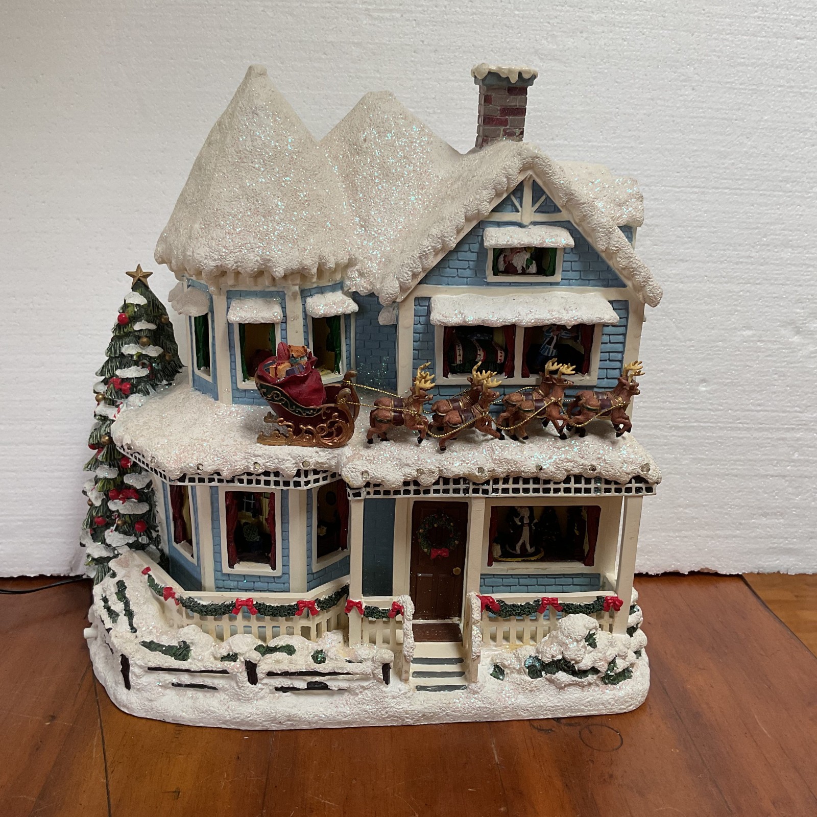 Thomas Kinkade Twas the Night Before Christmas Story House Hawthorne Village