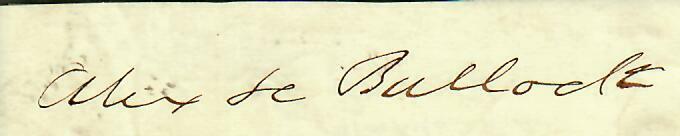 RARE “19th Century Massachusetts Governor" Alexander Bullock Clipped Signature RARE “19th Century Massachusetts Governor" Alexander Bullock Clipped Signature