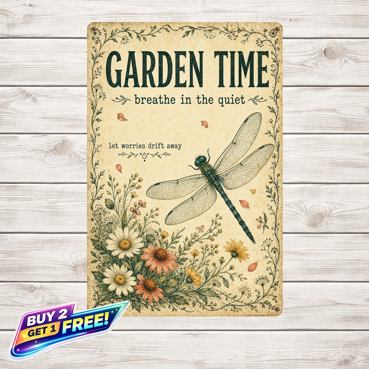 Into The Garden I Go Funny Garden Tin Metal Sign Home Decor Into The Garden I Go Funny Garden Tin Metal Sign Home Decor