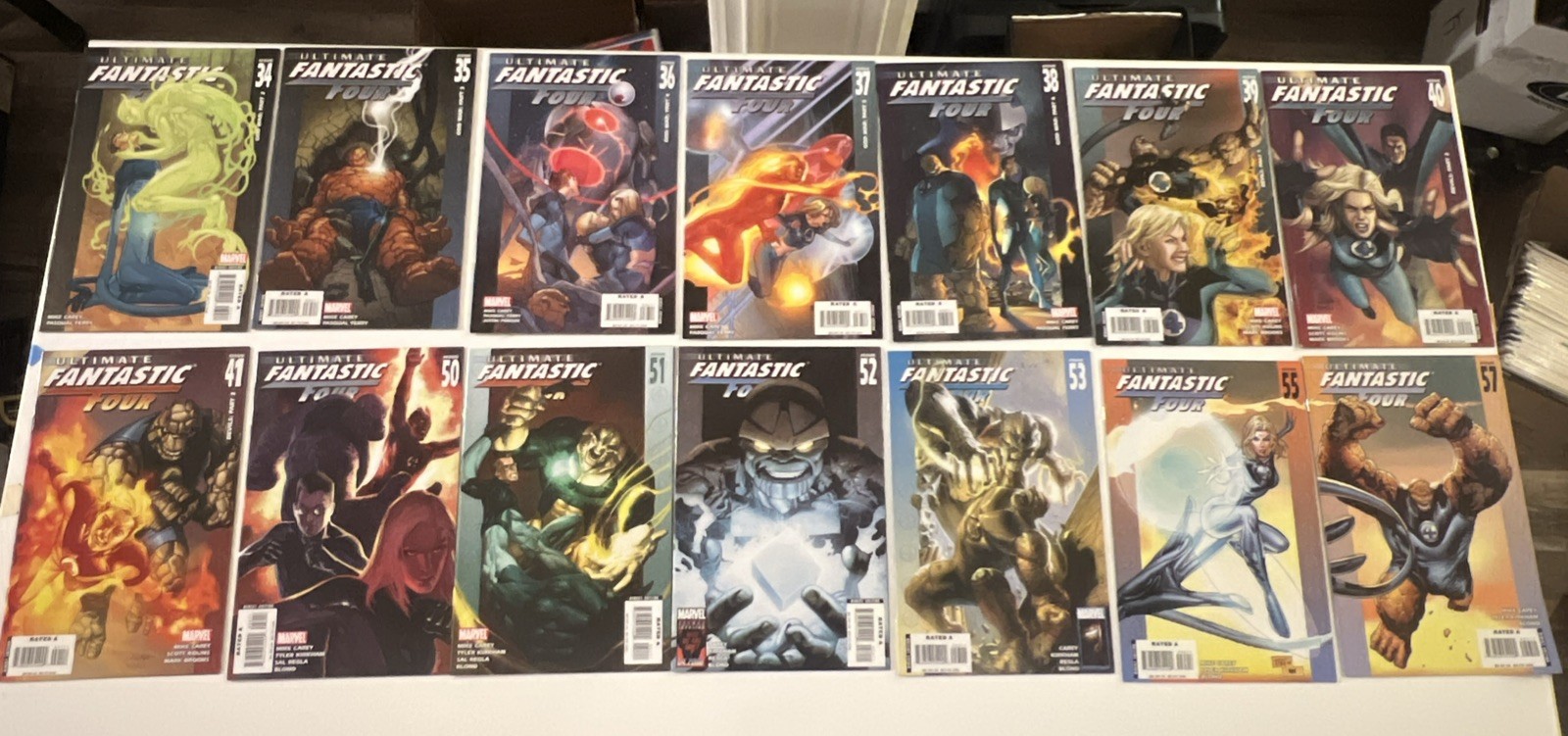 Ultimate Fantastic Four #34-41 50-53 55 57 Lot of 14 Marvel Comics VF-nm 2005