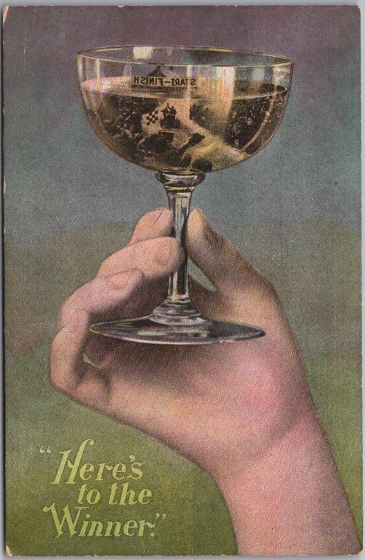 Vintage 1908 VANDERBILT CUP RACE Postcard "Cycle & Automobile Trade Journal" Vintage 1908 VANDERBILT CUP RACE Postcard "Cycle & Automobile Trade Journal"