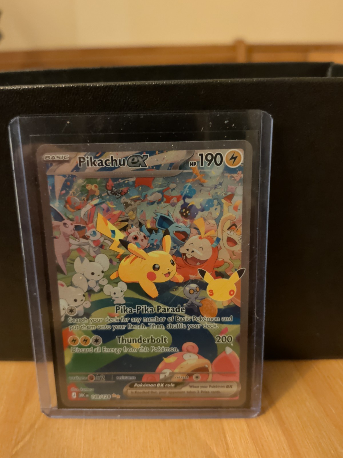 Pokémon 30th Pikachu ex 149/128 30th celebration Ultra Rare Holo English ME Pokémon 30th Pikachu ex 149/128 30th celebration Ultra Rare Holo English ME