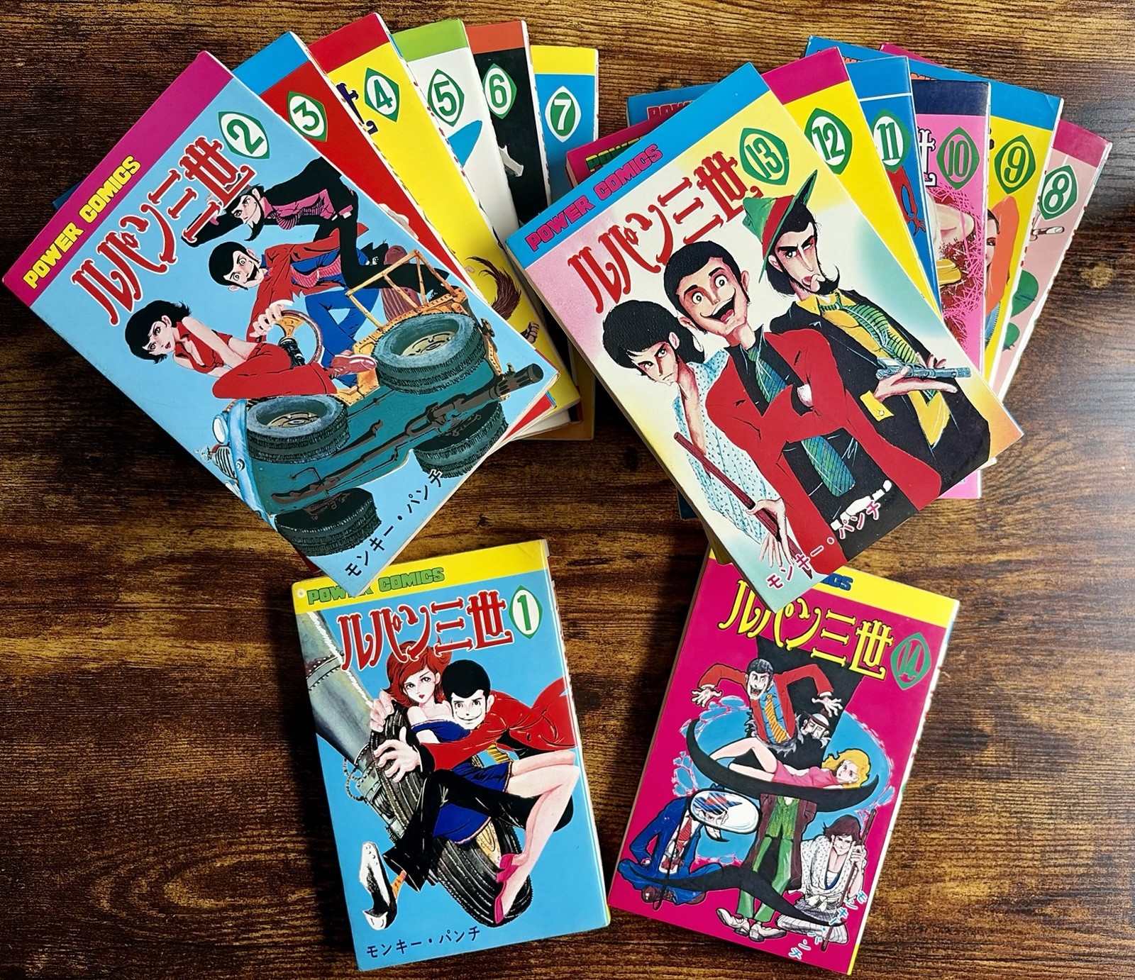 Lupin III Vol.1-14 Complete Set 1975 Ultra Rare Monkey Punch Vintage 8x1st OOP Lupin III Vol.1-14 Complete Set 1975 Ultra Rare Monkey Punch Vintage 8x1st OOP