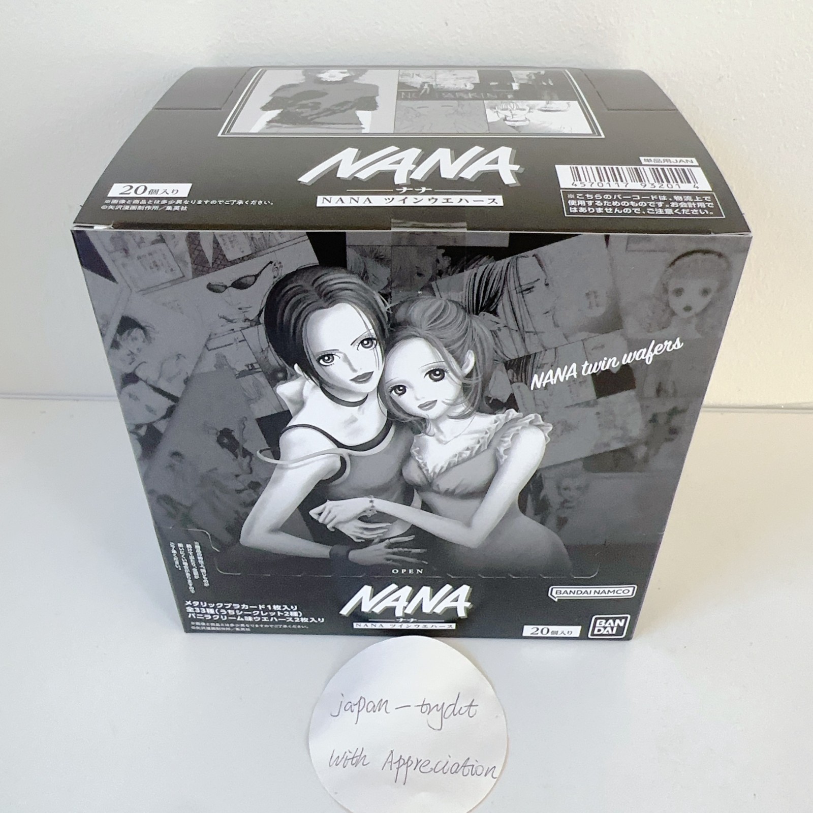NANA 25th Anniversary Wafer Card Collection 20 Packs Box BANDAI JAPAN NEW NANA 25th Anniversary Wafer Card Collection 20 Packs Box BANDAI JAPAN NEW