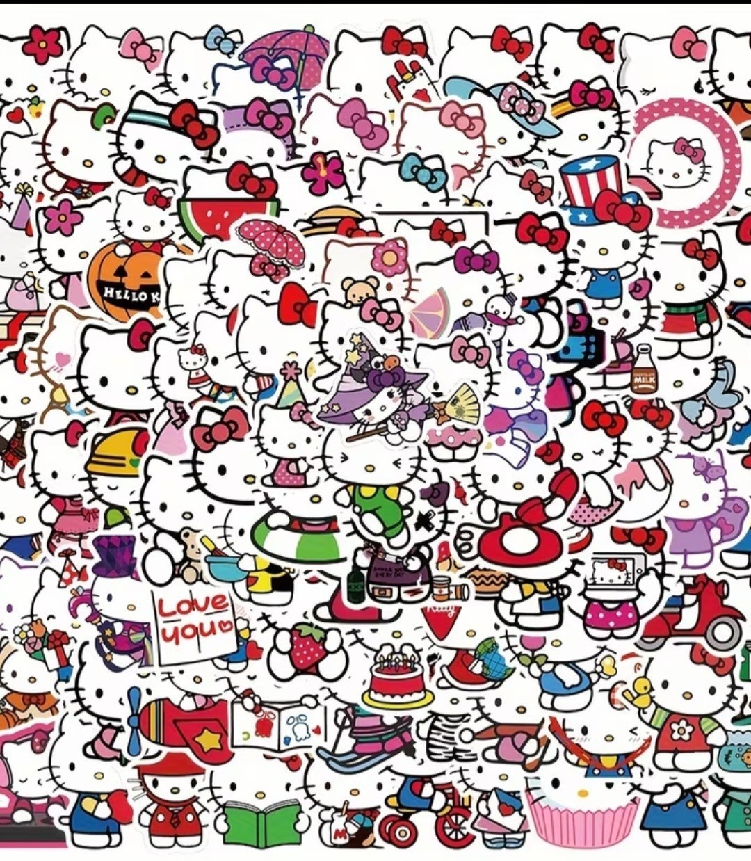Sanrio Hello Kitty Random 50pcs Stickers Sanrio Hello Kitty Random 50pcs Stickers