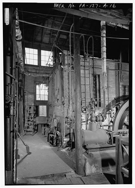 Photo:Boiler Room Steam Engine Line Shaft 1900s Industrial Interior Photo:Boiler Room Steam Engine Line Shaft 1900s Industrial Interior