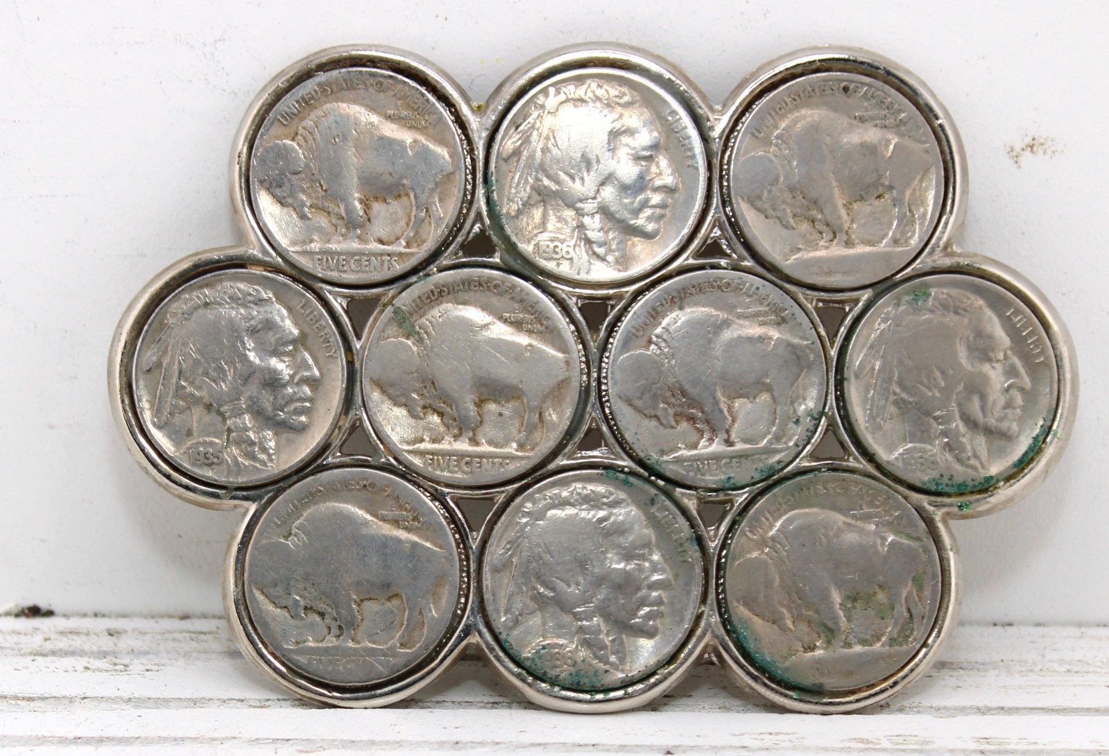 Vintage Buffalo Nickel Belt Buckle Vintage Buffalo Nickel Belt Buckle