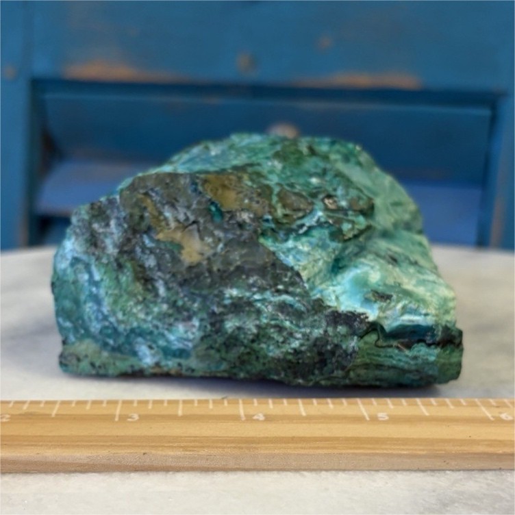 Rare Large Chrysocolla and Malachite specimen Rare Large Chrysocolla and Malachite specimen