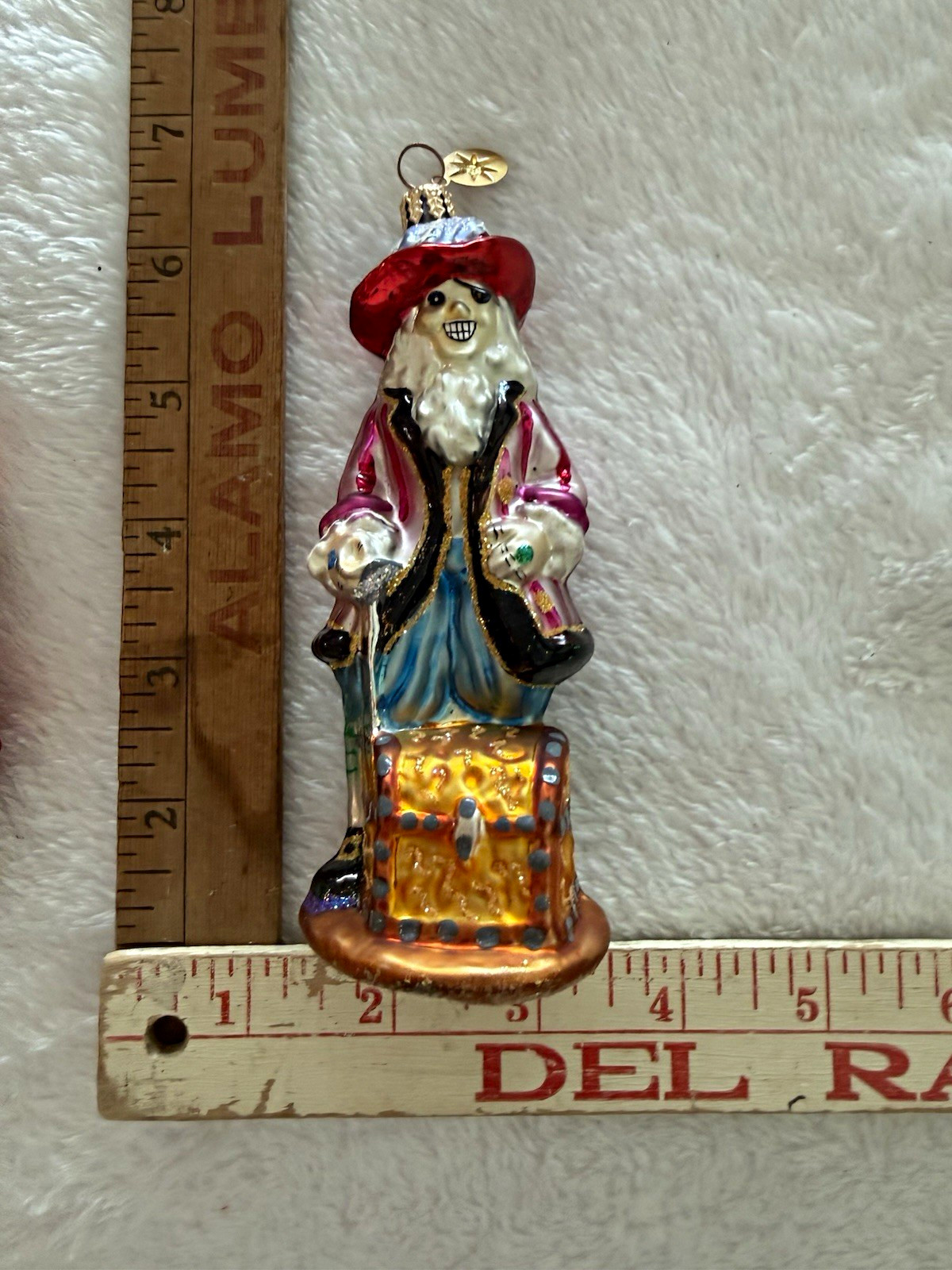 Christopher Radko “Skull Duggary” 5” Halloween Pirate Ornament