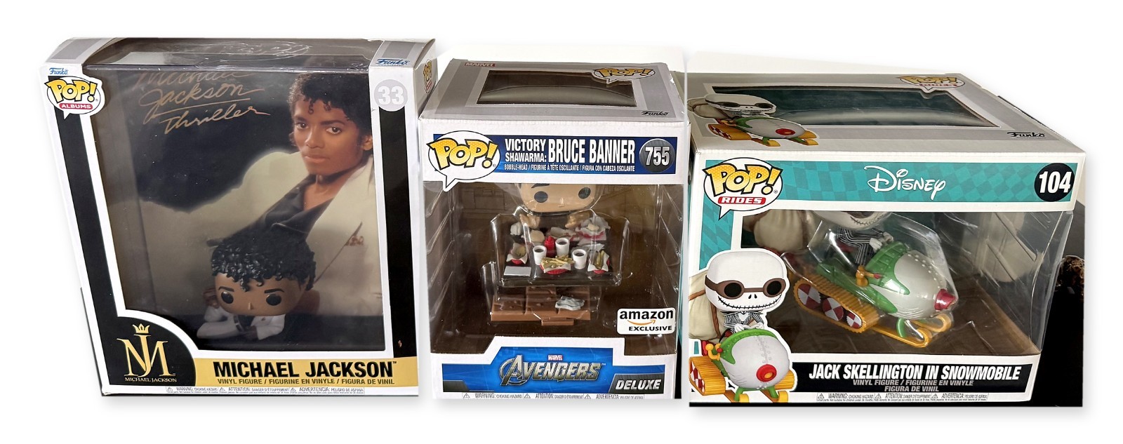 Funko Pop Lot 66 NIB Exclusives Deluxe King Dice Gold Michael Jackson Shaq Funko Pop Lot 66 NIB Exclusives Deluxe King Dice Gold Michael Jackson Shaq
