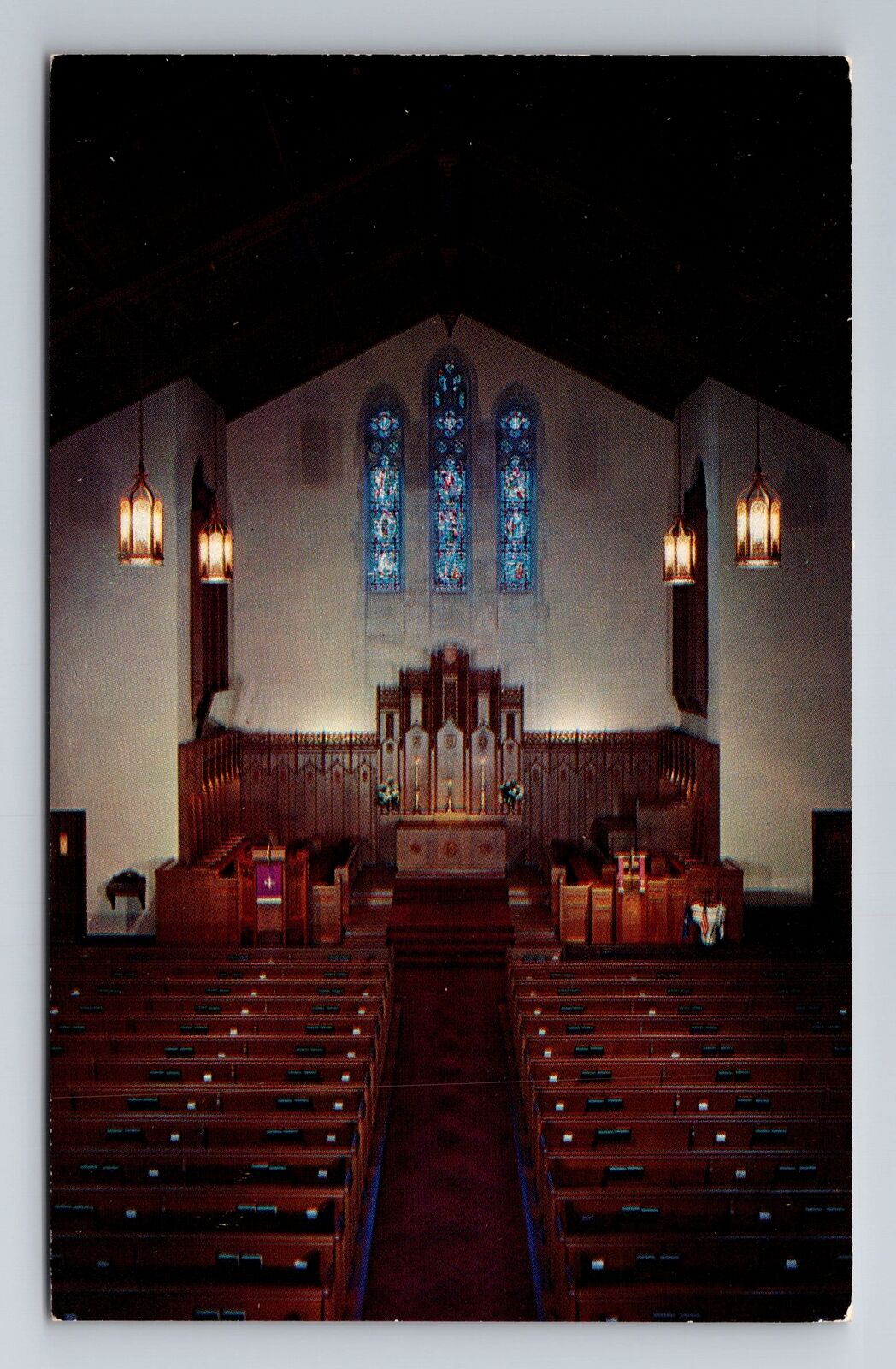 Springfield IL-Illinois, First Presbyterian Church, Antique Vintage Postcard