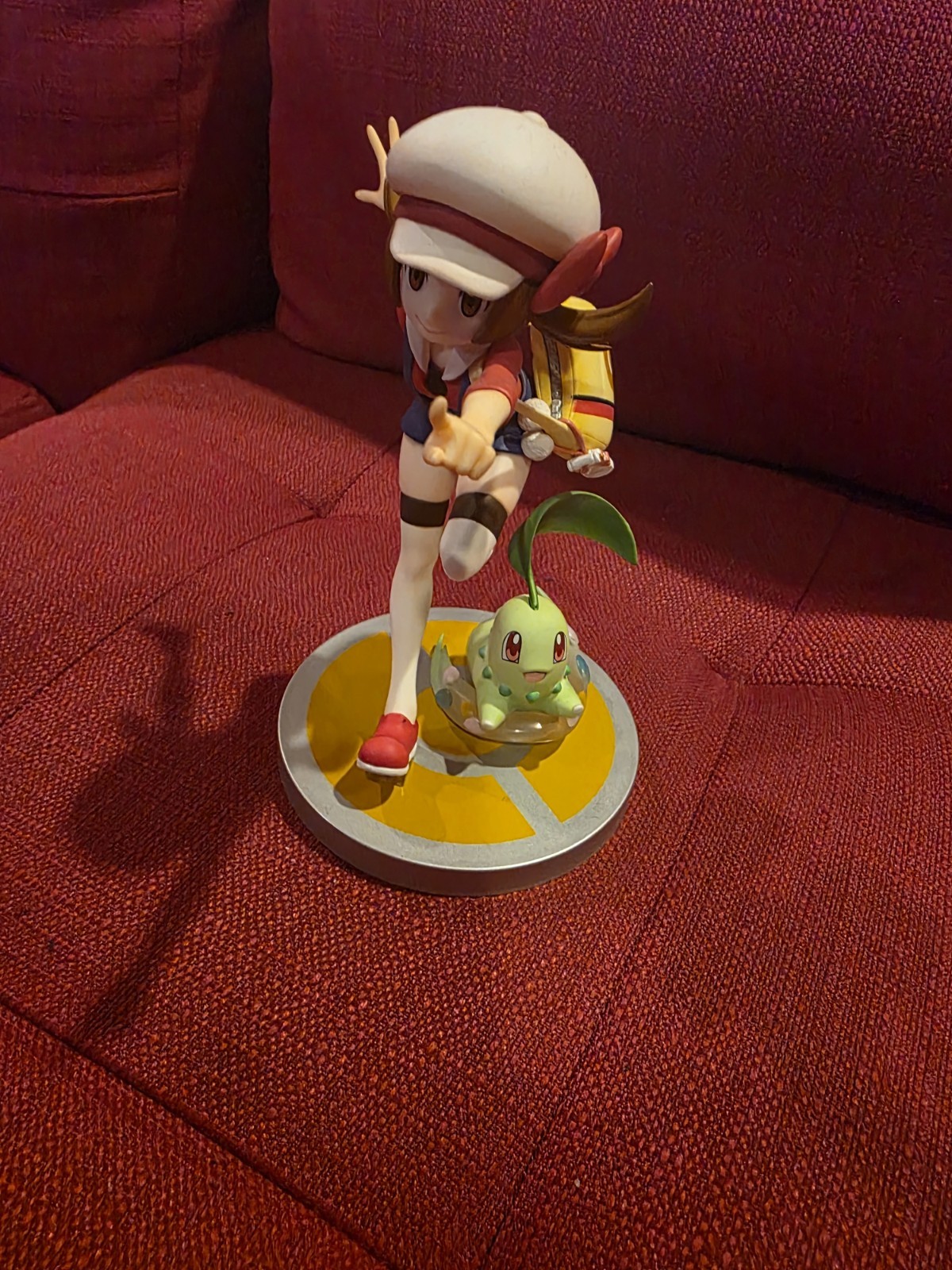 Kotobukiya Pokémon ARTFX J Lyra Kotone with Chikarita Figure With Box Kotobukiya Pokémon ARTFX J Lyra Kotone with Chikarita Figure With Box
