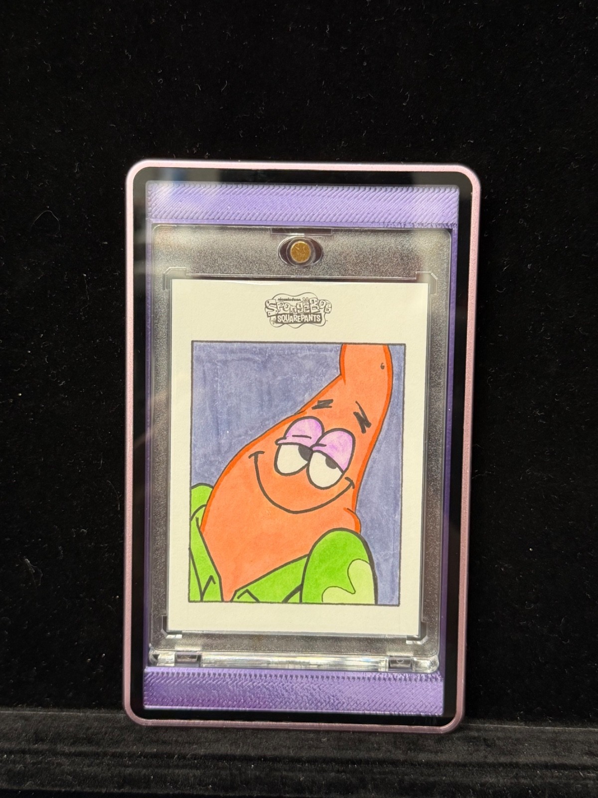 2025 Topps Chrome SpongeBob 25th Patrick Artist Auto Autograph Sketch #1/1 2025 Topps Chrome SpongeBob 25th Patrick Artist Auto Autograph Sketch #1/1