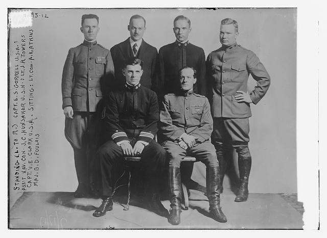Washington DC 1917 Gorrell Hunsaker Towers Clark Foulois Aviation Officers Washington DC 1917 Gorrell Hunsaker Towers Clark Foulois Aviation Officers