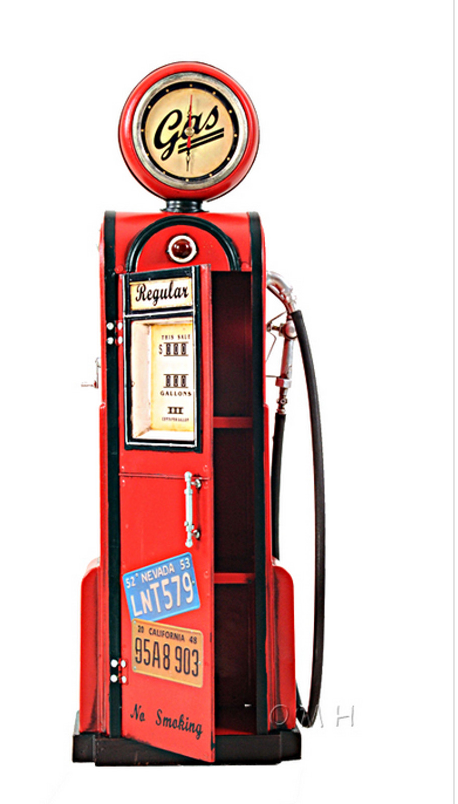 Antique Gas Pump Replica with Functional Clock- 1:4 Scale Antique Gas Pump Replica with Functional Clock- 1:4 Scale
