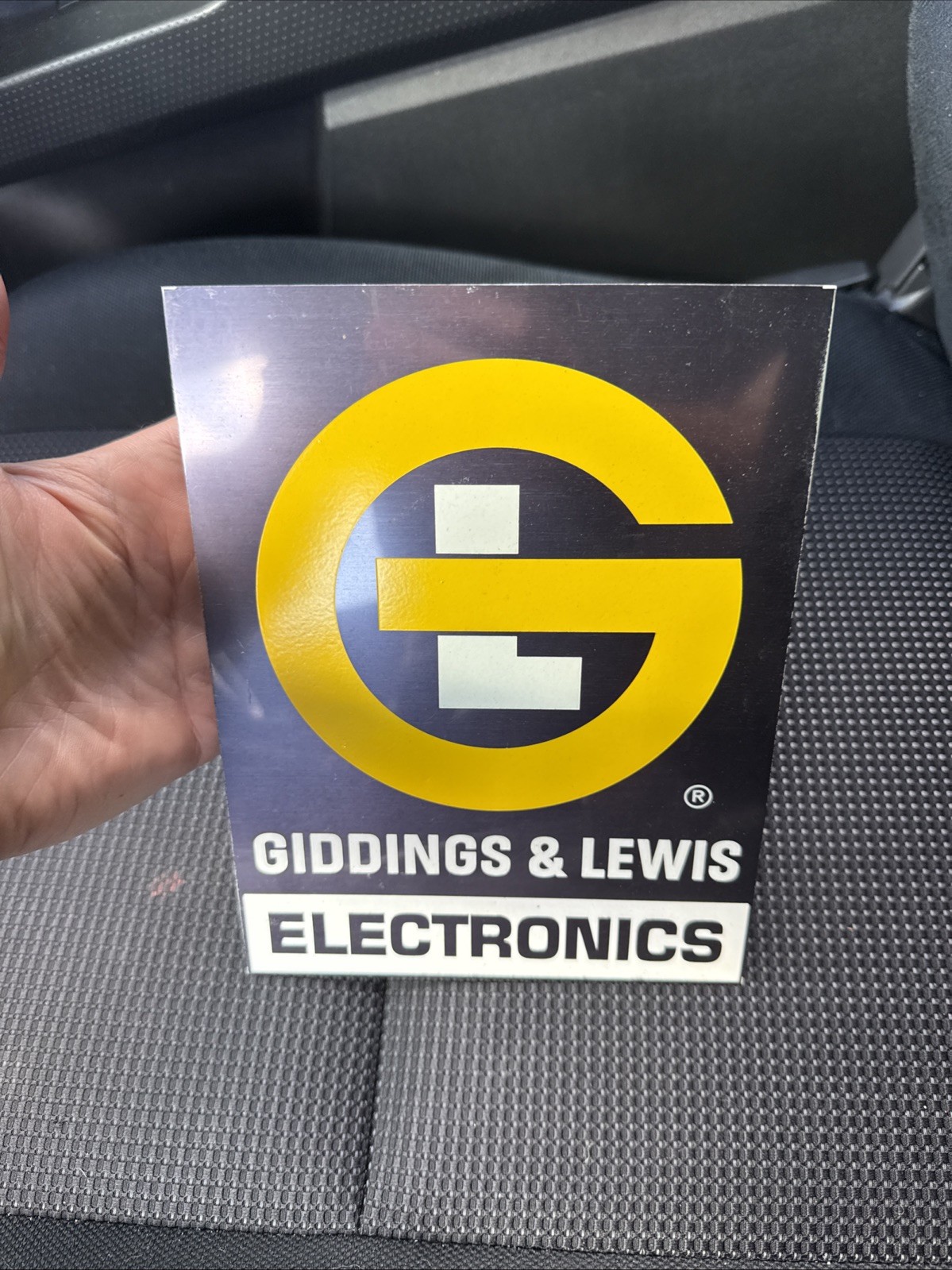 Vintage Giddings & Lewis Machine Tool Company Advertising Sign Electronics Vintage Giddings & Lewis Machine Tool Company Advertising Sign Electronics