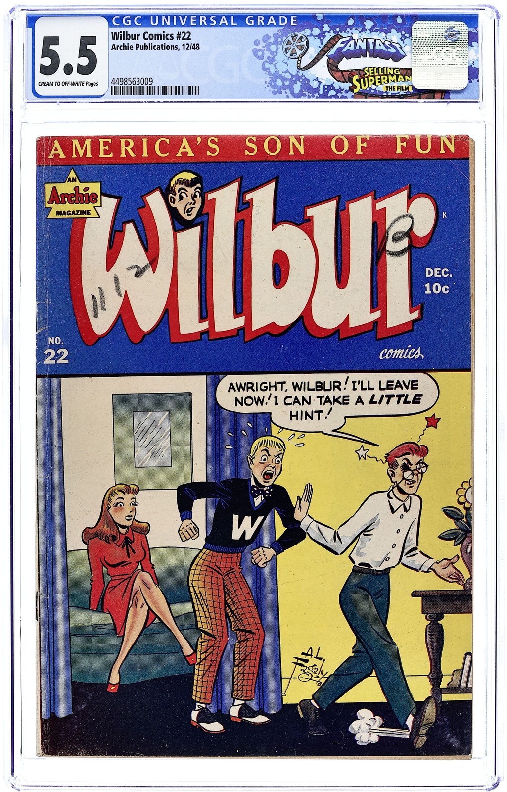 Wilbur Comics #22 CGC 5.5 1948 4498563009
