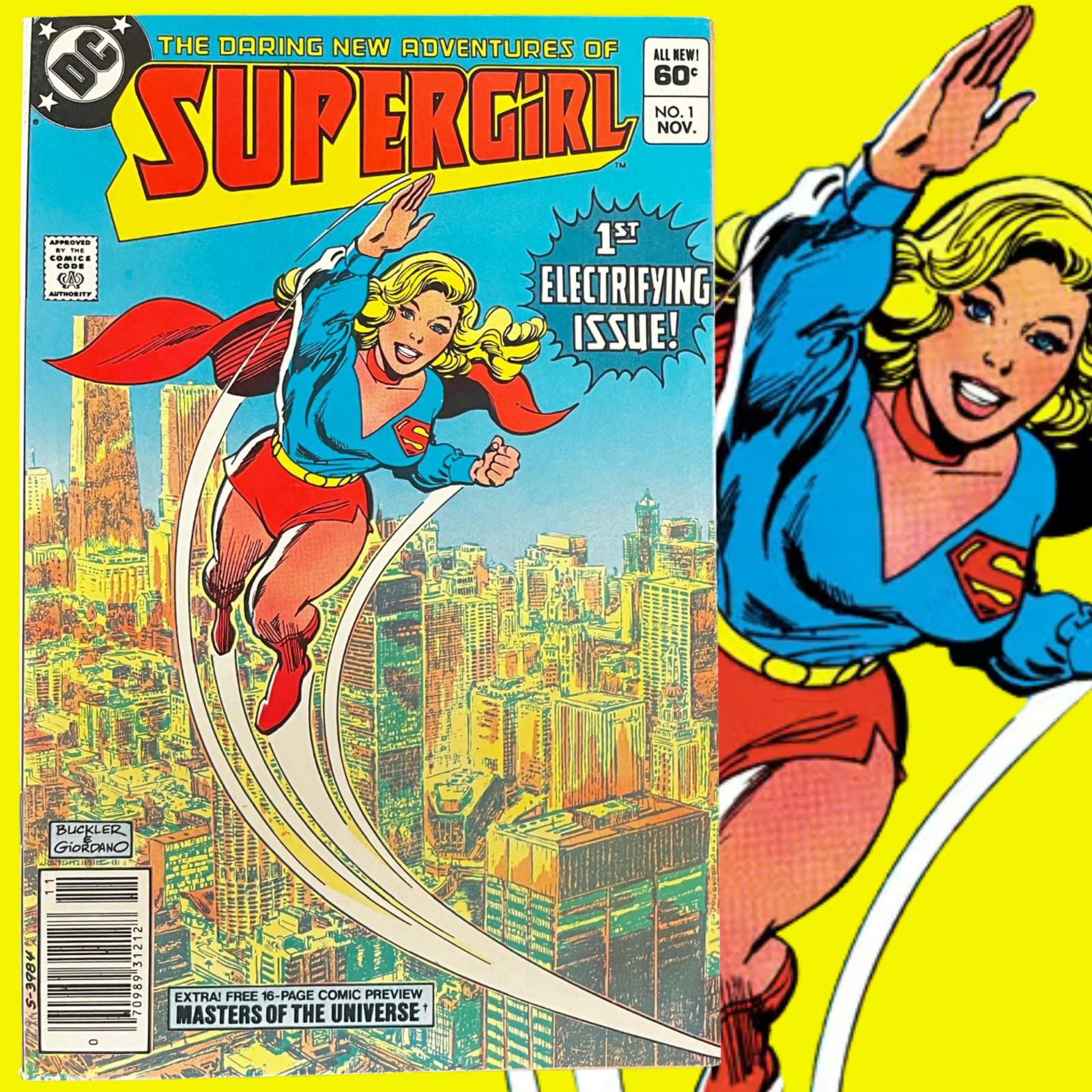 DARING NEW ADVENTURES OF SUPERGIRL #1 (DC, 1982) 16-Page MOTU Preview NEWSSTAND