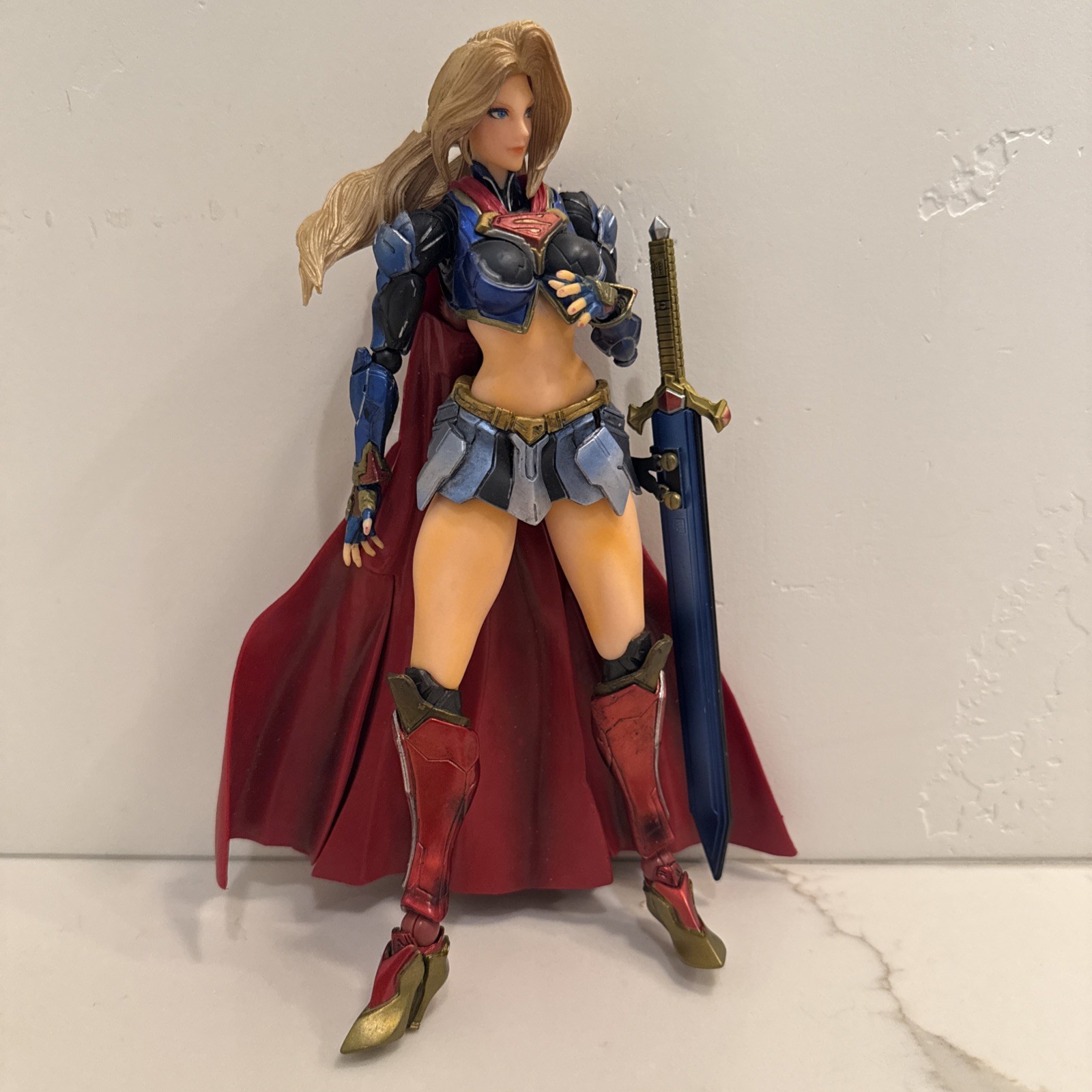 DC Comics VARIANT PLAY ARTS Kai Supergirl "Superman" NYCC