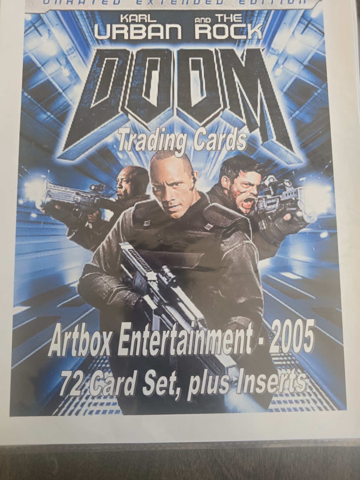2005 Artbox Doom Movie #1-72 Complete Base Card Set + R1, R3, R6 & R9, 1 Wrapper 2005 Artbox Doom Movie #1-72 Complete Base Card Set + R1, R3, R6 & R9, 1 Wrapper