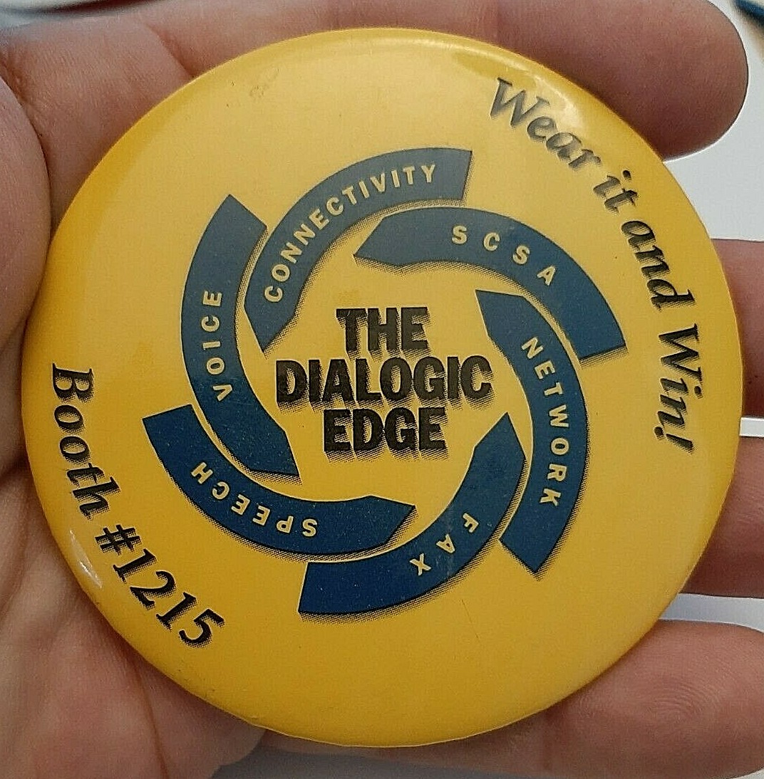 PKMs The Dialogic Edge 3" pinback