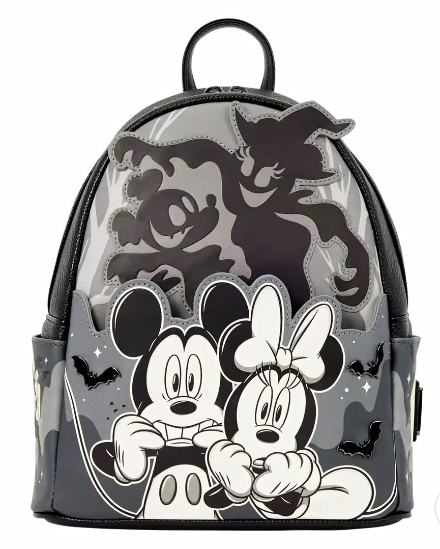 Loungefly Disney Mickey & Minnie Ghost Light Up Glow Mini Backpack NWT Loungefly Disney Mickey & Minnie Ghost Light Up Glow Mini Backpack NWT