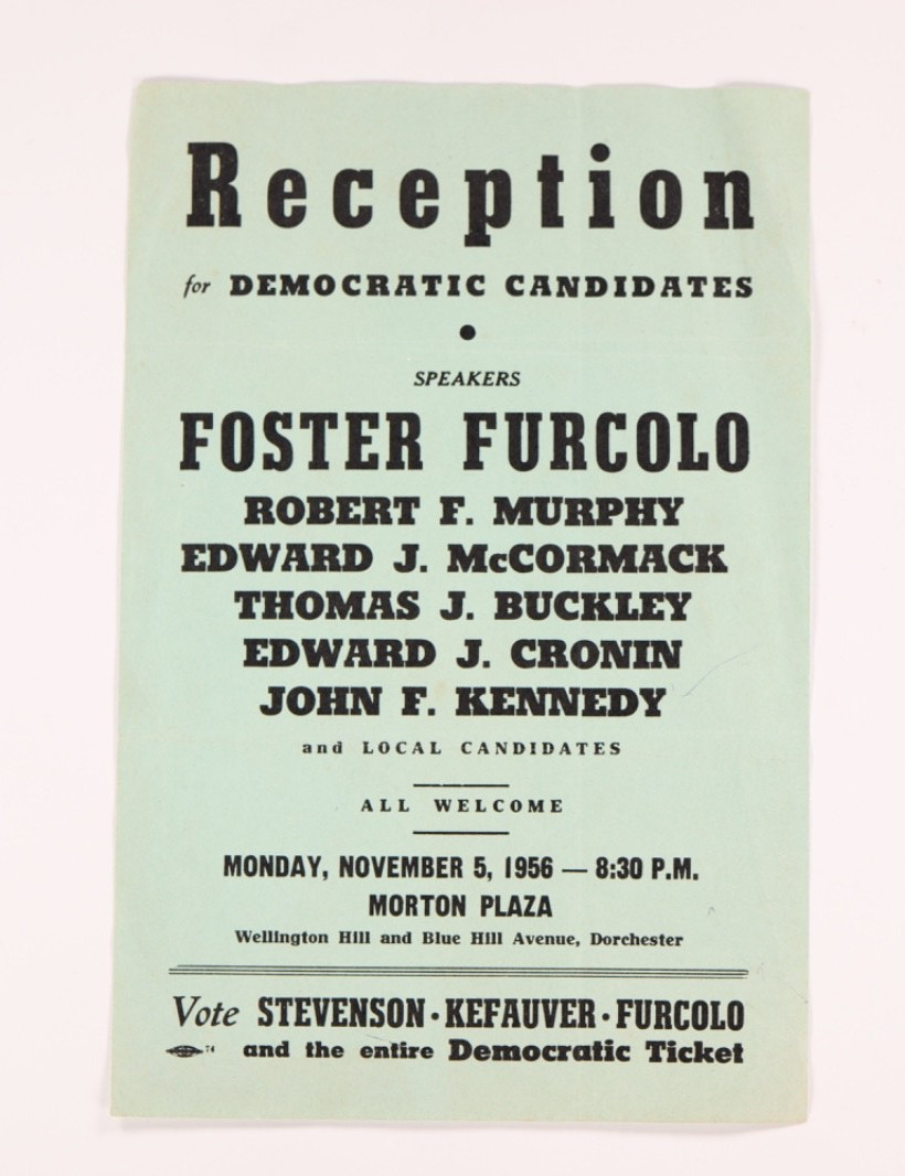 Rare 1956 Senator John F. Kennedy JFK Presidential Campaign Ephemera Handbill Rare 1956 Senator John F. Kennedy JFK Presidential Campaign Ephemera Handbill