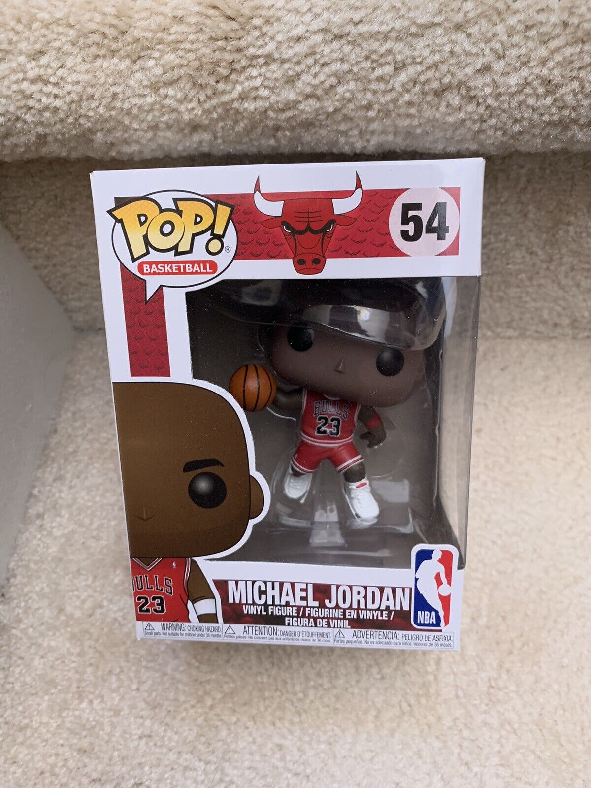 Funko Pop Michael Jordan Chicago Bulls NBA #54 NONMINT box