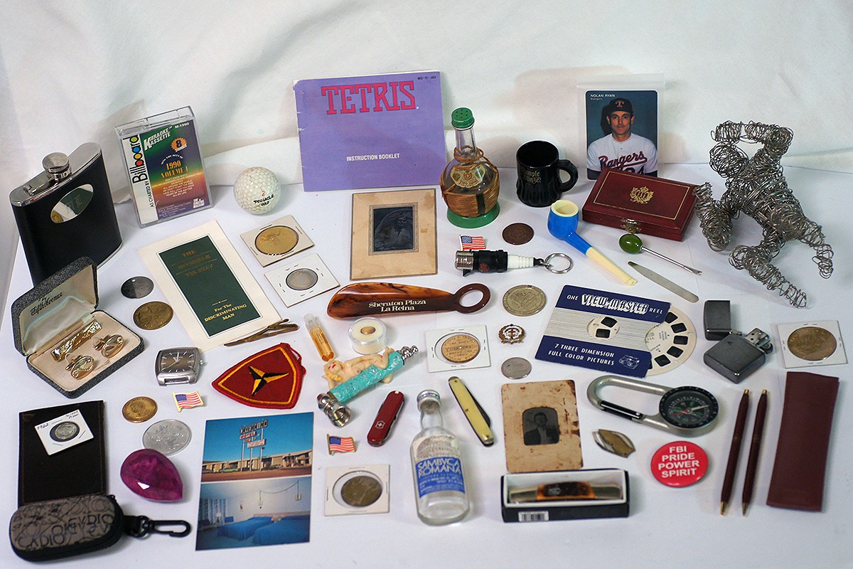 Vintage Grandpas Mens Junk Drawer Lot Coins Tokens Lighters Watch Gems, etc. Vintage Grandpas Mens Junk Drawer Lot Coins Tokens Lighters Watch Gems, etc.