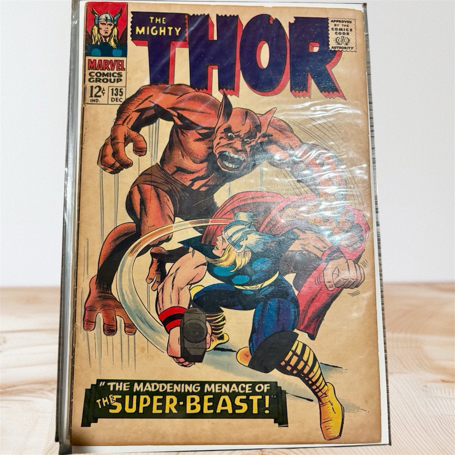 The Mighty Thor #135 Marvel Comics 1966 Stan Lee Jack Kirby Silver Age Vintage The Mighty Thor #135 Marvel Comics 1966 Stan Lee Jack Kirby Silver Age Vintage