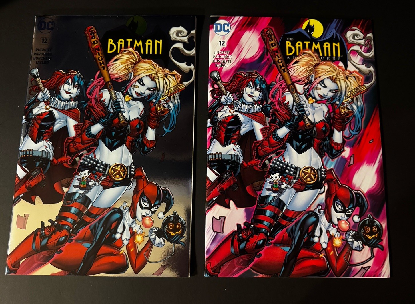 The Batman Adventures #12 Jonboy Con Variant Covers Set of 2 Foil & Color NM+