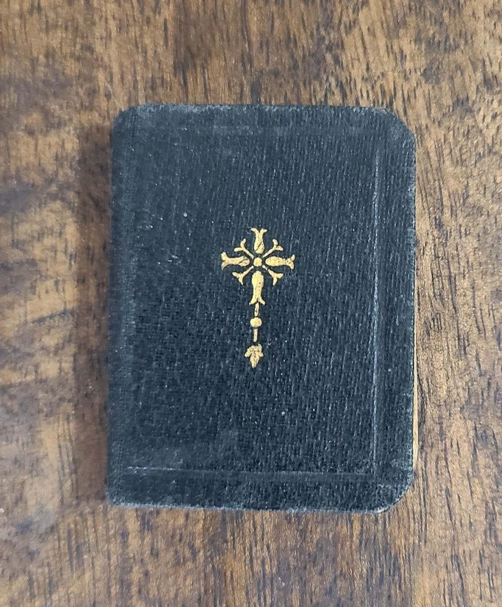 Antique Pearls of Prayer Micro Miniature Christian Prayer Book Belgium 1926