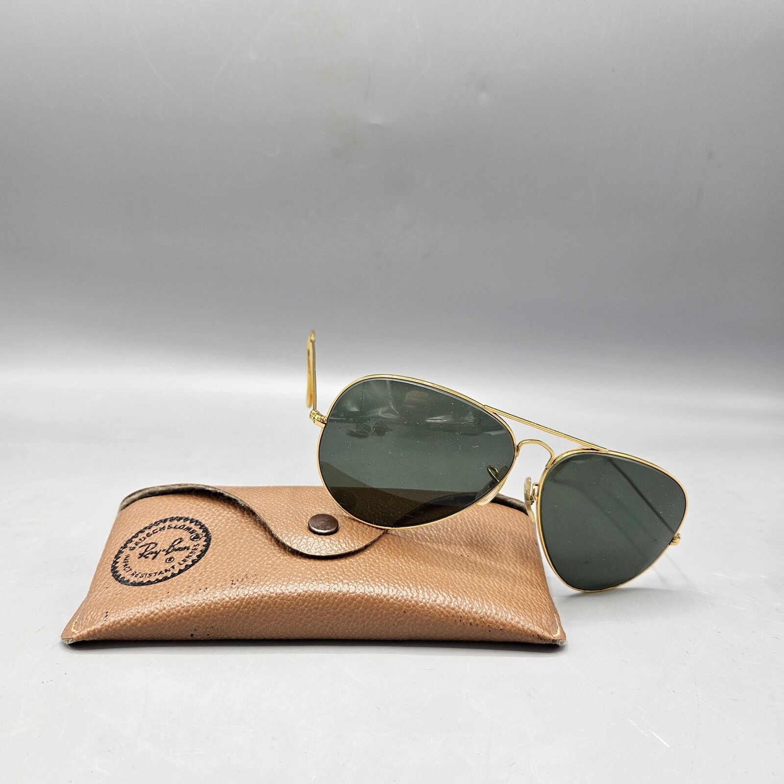Vintage Ray Bans Aviator Sunglasses with Case