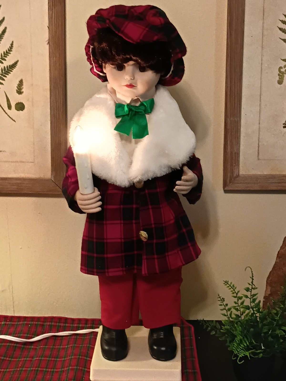 Vintage Telco Motionette Christmas Caroler Boy Working 24 Inch Vintage Telco Motionette Christmas Caroler Boy Working 24 Inch