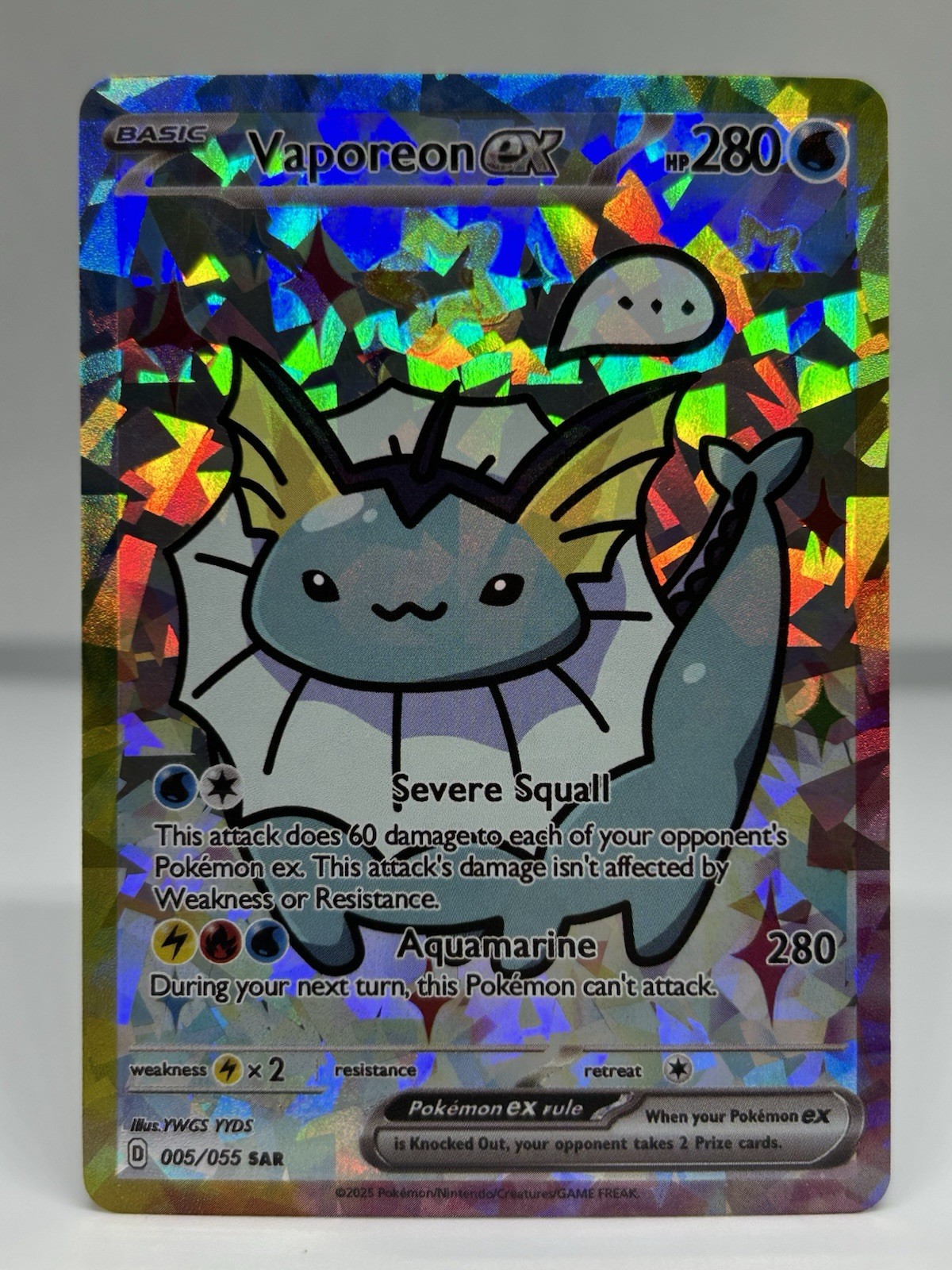 VAPOREON 2026  - CUSTOM CARD