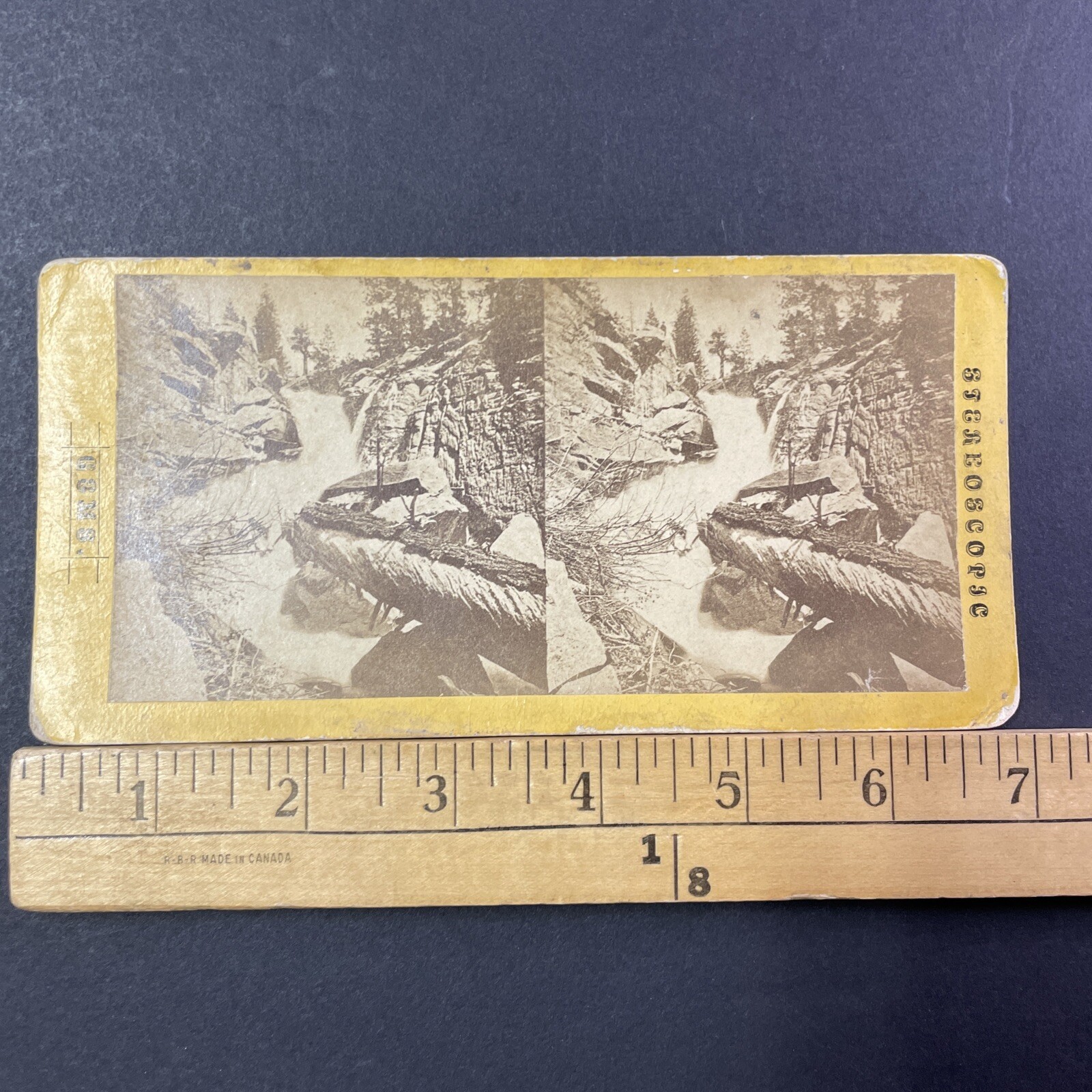 Yosemite Valley Stereoview E. Muybridge No 10 California 1860s