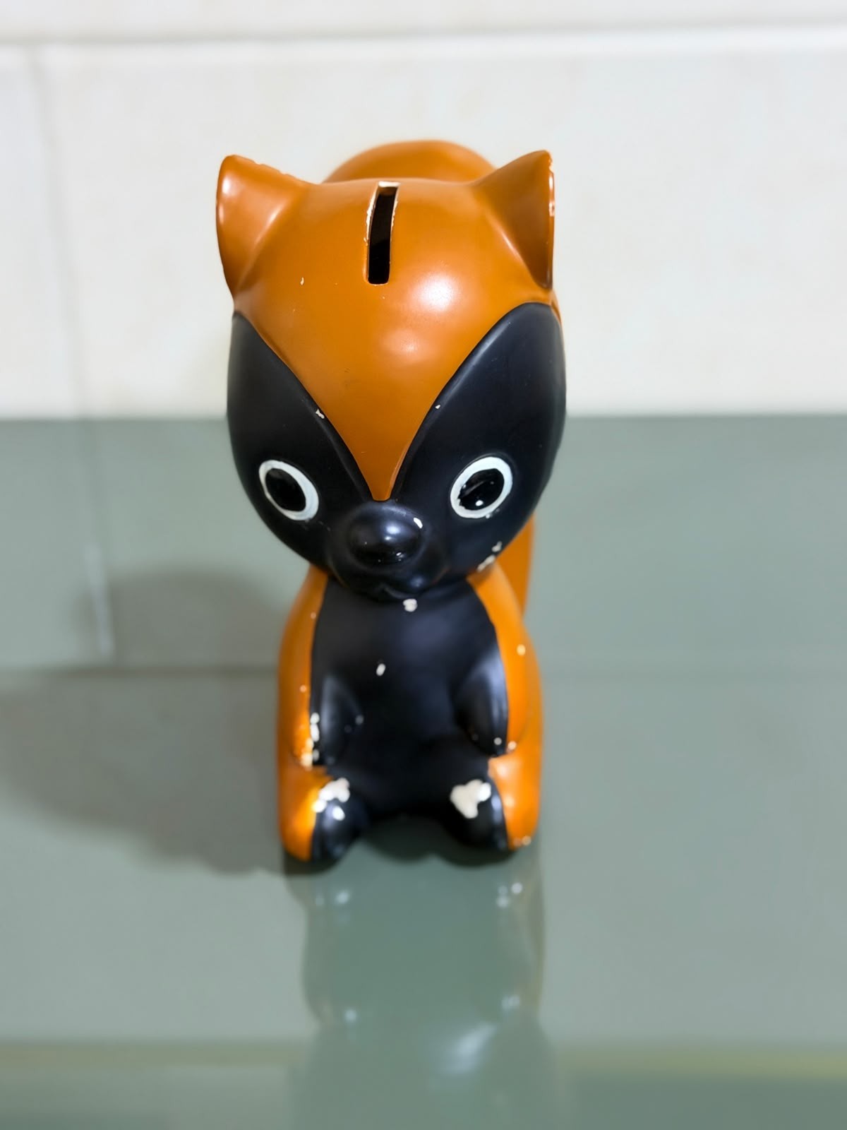 Vintage 1970s Ceramaster Ceramic Squirrel Fox Coin Bank Kitsch Vintage 1970s Ceramaster Ceramic Squirrel Fox Coin Bank Kitsch