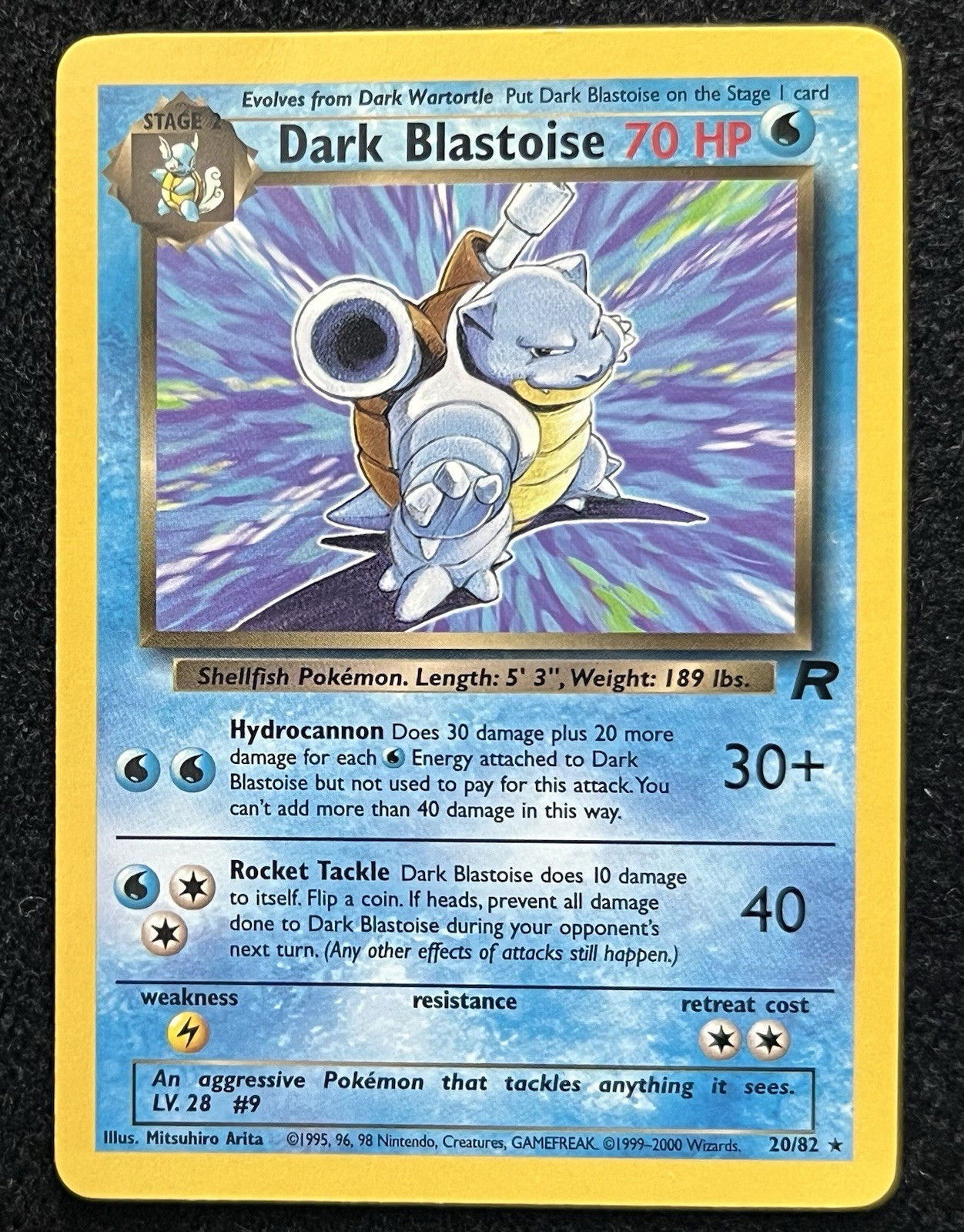 (NM) Dark Blastoise 20/82 - Pokemon Team Rocket (NM) Dark Blastoise 20/82 - Pokemon Team Rocket