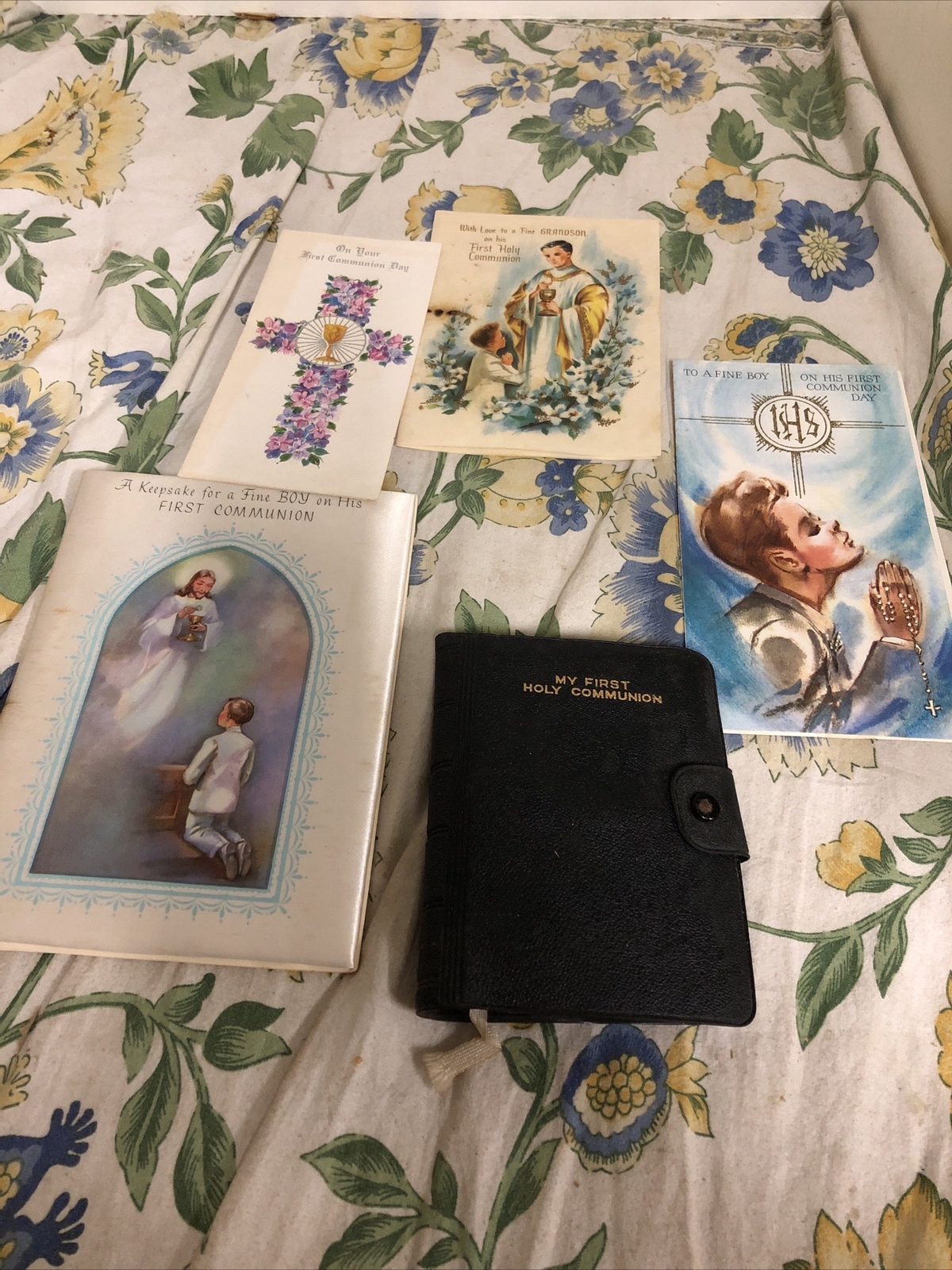 Marians Children Missal 1965 My First Communion Card Lot Inscribed Used