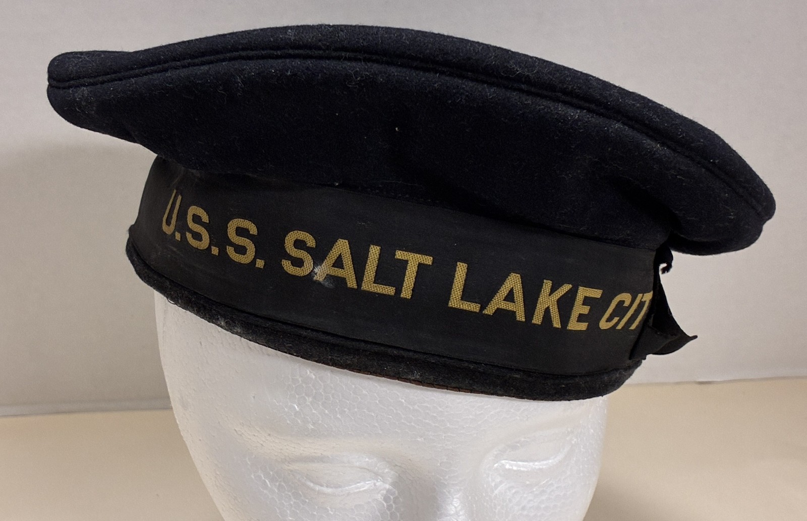 Original WWII era U.S.S. Salt Lake City Donald Duck Hat - Owner named. RARE Original WWII era U.S.S. Salt Lake City Donald Duck Hat - Owner named. RARE