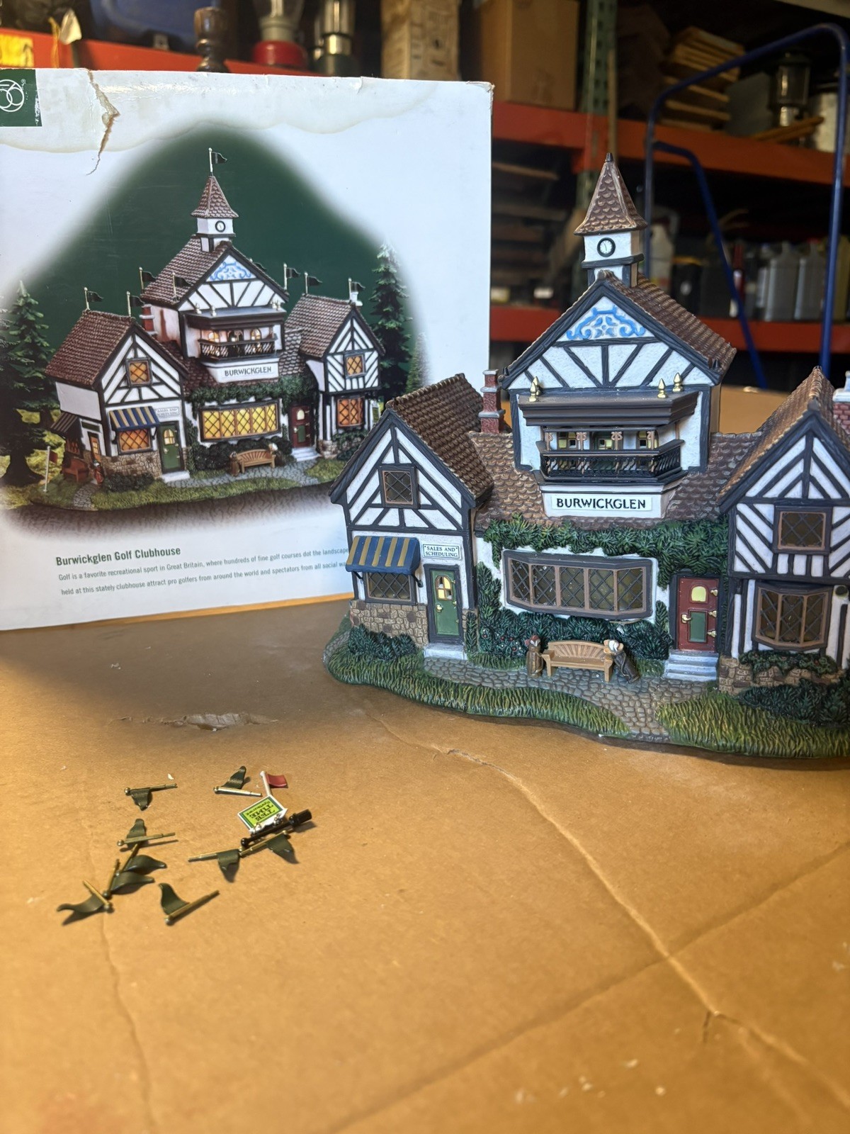 Dept 56 Burwickglen Golf Clubhouse COMPLETE and long retired Dept 56 Burwickglen Golf Clubhouse COMPLETE and long retired