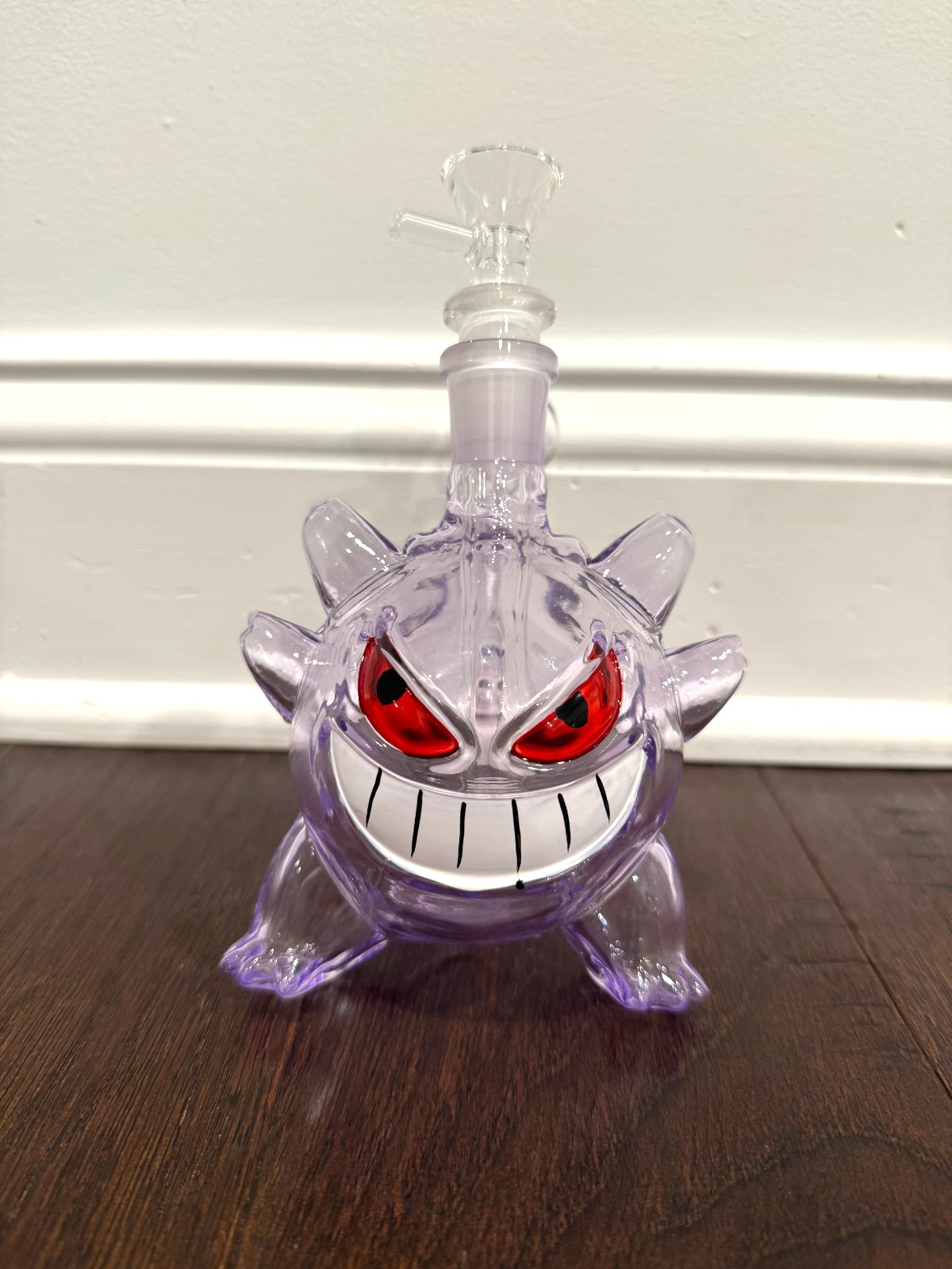 7” Premium Glass Water Pipe Art Pokemon Gengar 14mm 7” Premium Glass Water Pipe Art Pokemon Gengar 14mm