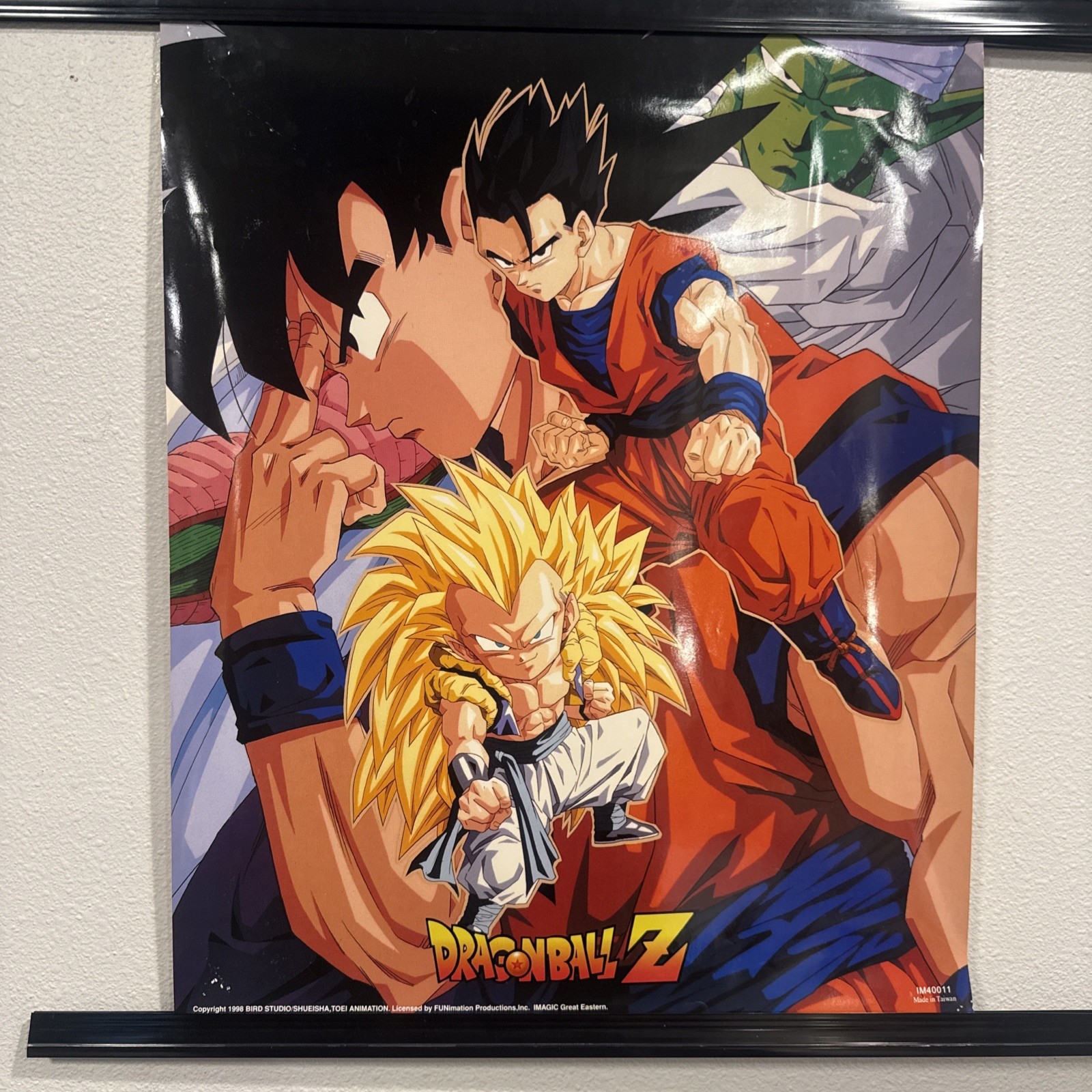 Vintage 1998 Dragon Ball Z Poster Goku Gotenks Piccolo Great Eastern IM40011 Vintage 1998 Dragon Ball Z Poster Goku Gotenks Piccolo Great Eastern IM40011