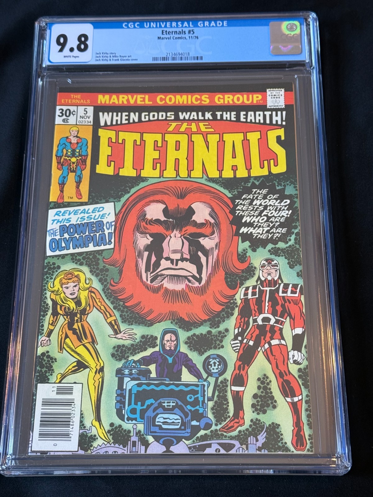 *** 1976 ETERNALS # 5, CGC 9.8, WHITE PAGES ***