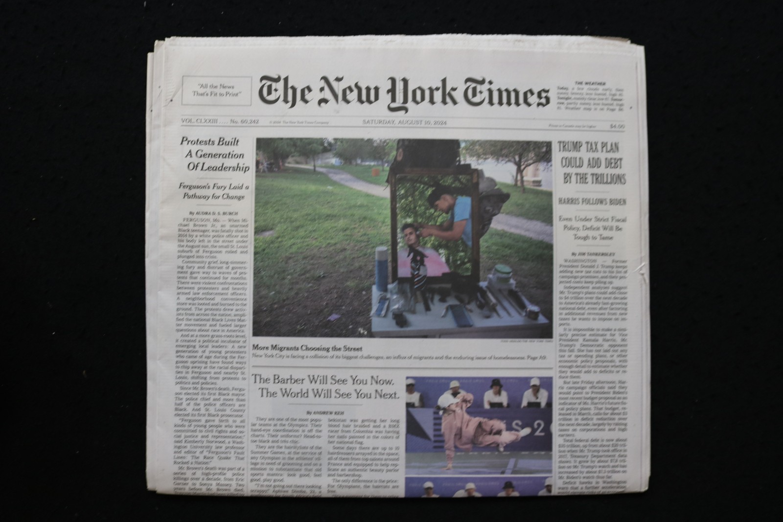 2024 AUGUST 10 NEW YORK TIMES - TRUMP TAX PLAN COULD ADD DEBT BY THE TRILLIONS 2024 AUGUST 10 NEW YORK TIMES - TRUMP TAX PLAN COULD ADD DEBT BY THE TRILLIONS