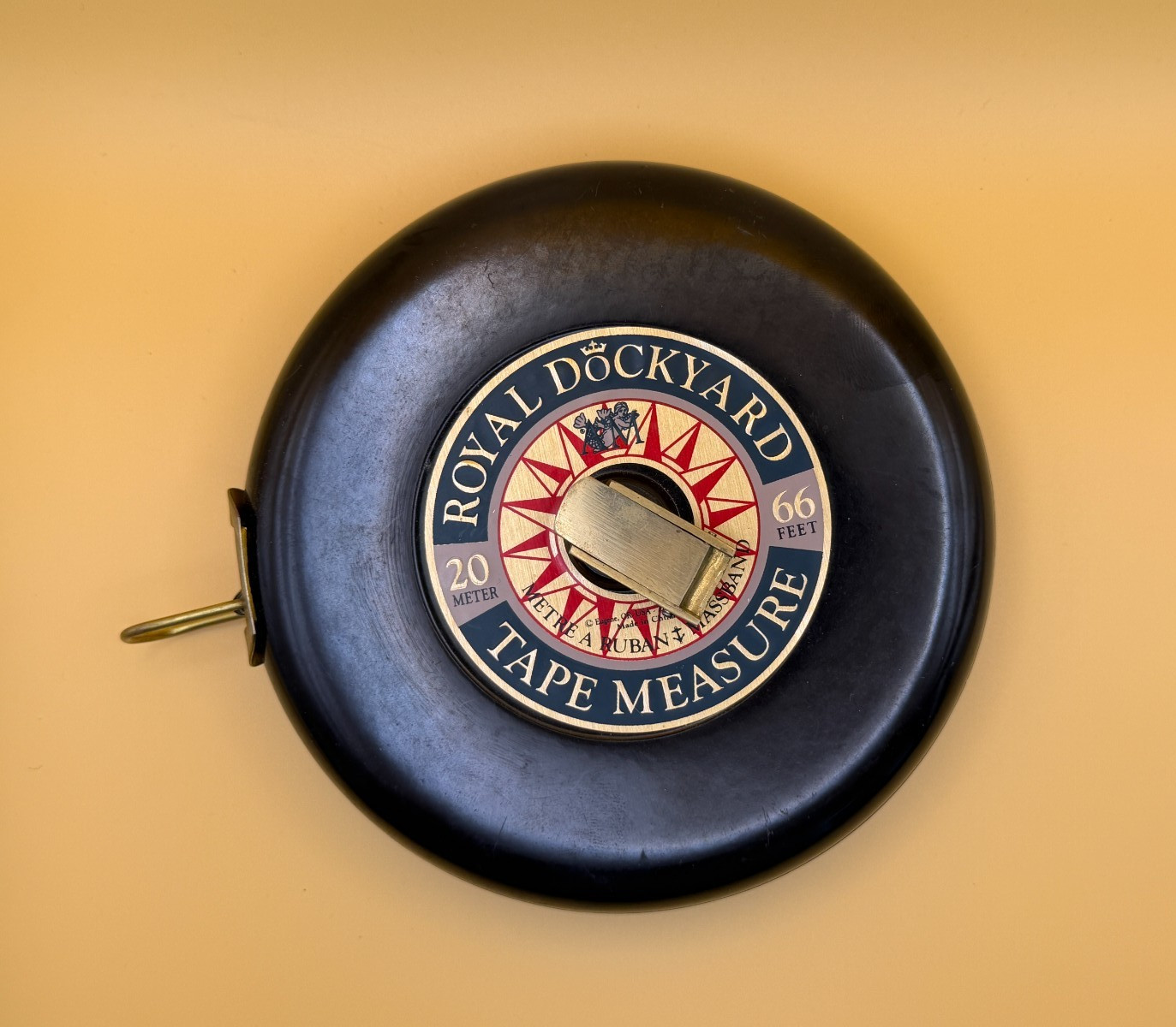 Vintage Royal Dockyard 20 Meter | 66 Feet Wind Up Tape Measure | Excellent Vintage Royal Dockyard 20 Meter | 66 Feet Wind Up Tape Measure | Excellent