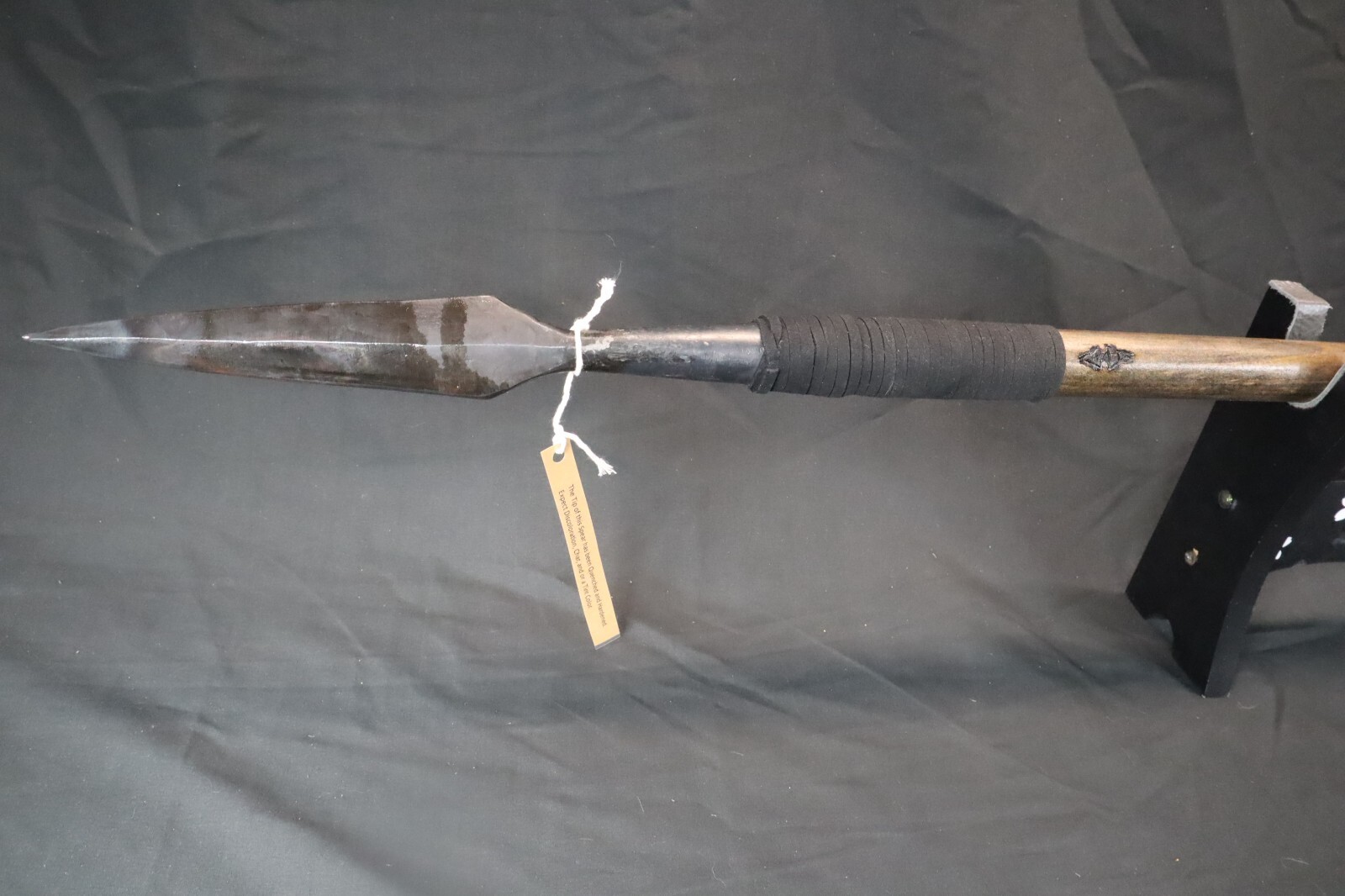 Authentic Handmade 68" Thrusting Spear, 100% Functional, Quenched Harden Tip Authentic Handmade 68" Thrusting Spear, 100% Functional, Quenched Harden Tip